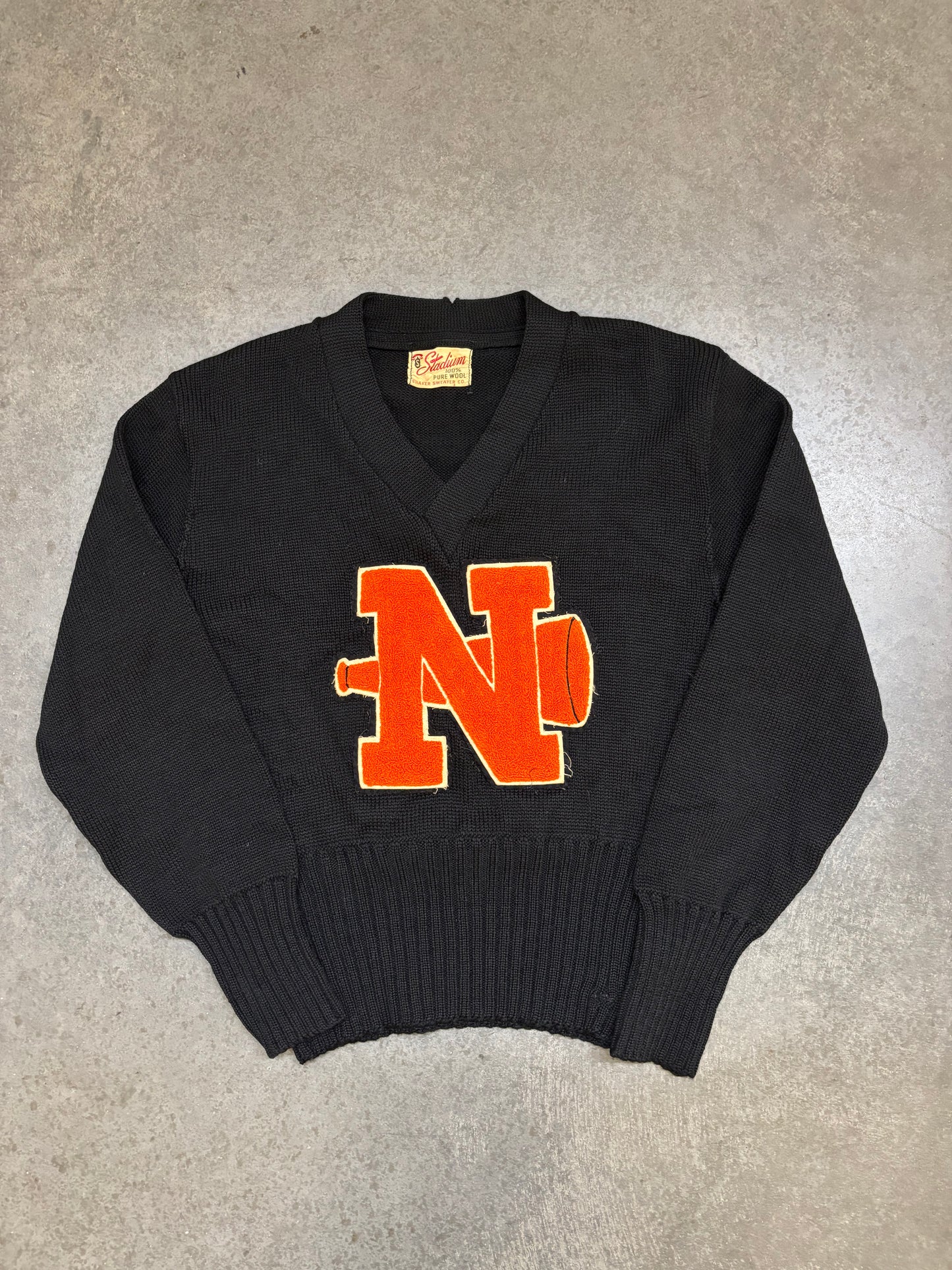 1940s Varsity Cheerleader Sweater - XS
