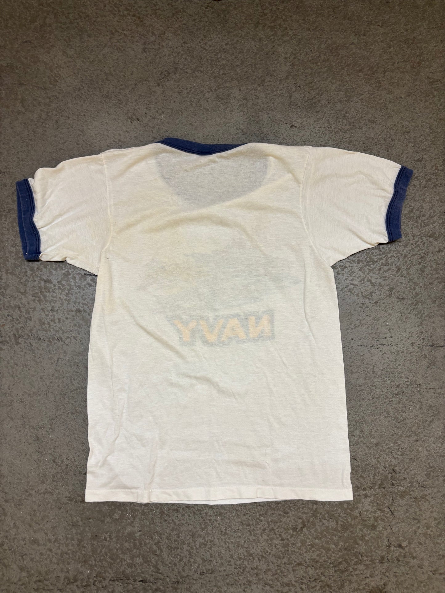 80s Navy Ringer - M