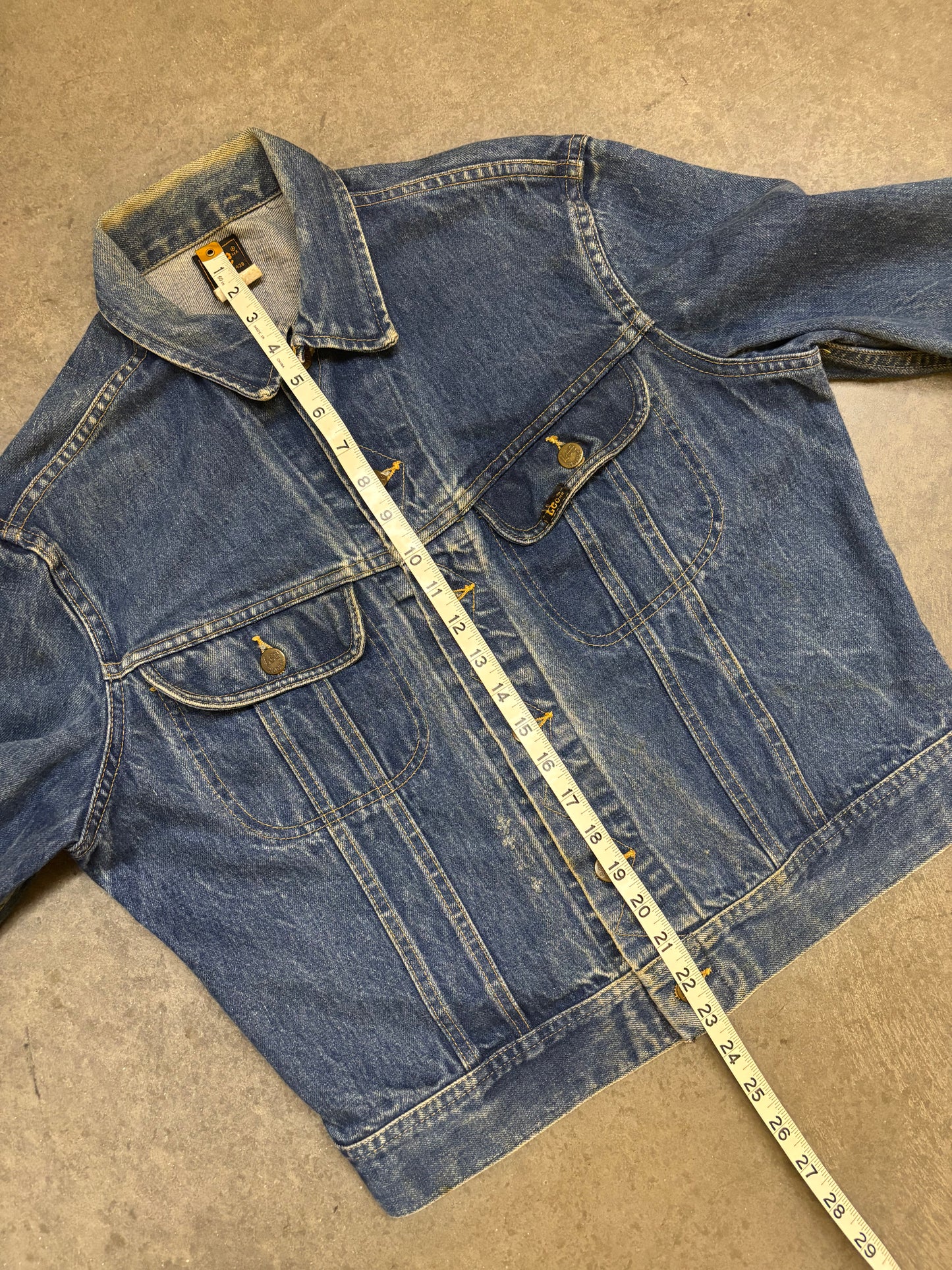 70/80s Lee Denim Jacket - M