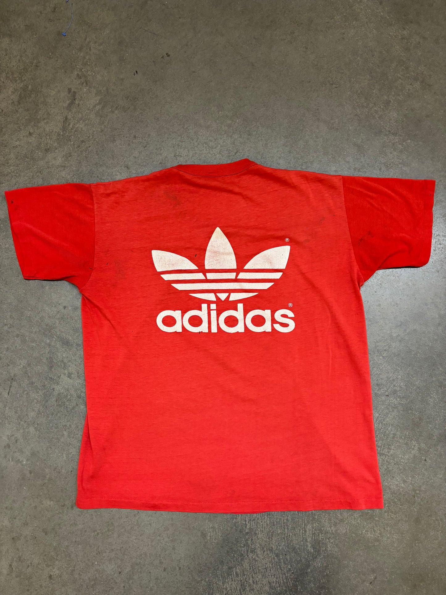 1970s Adidas Double Sided Tee - L