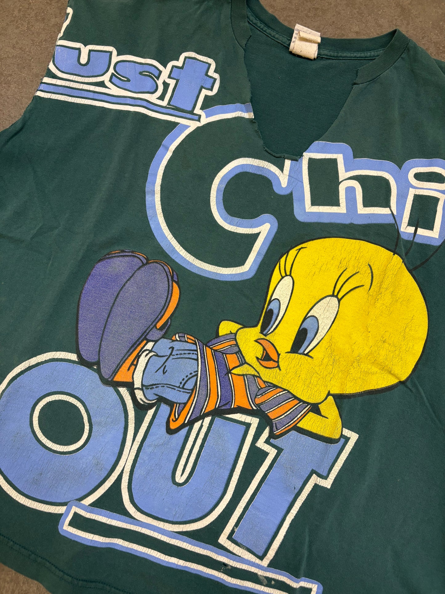 90s Chopped Tweety Tee - XXL