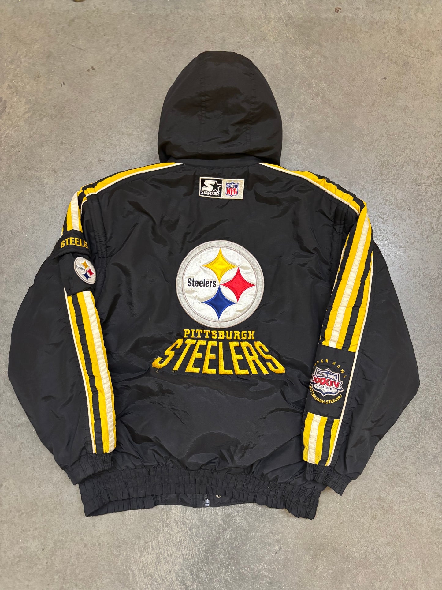 2000 Pittsburgh Steelers Starter Jacket - M