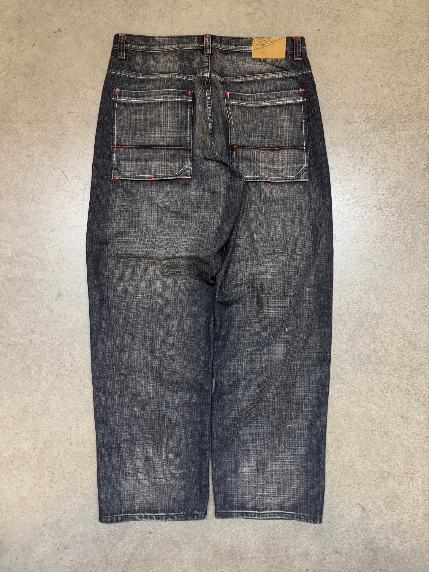 Y2K Royal Blue Jeans - 36x32