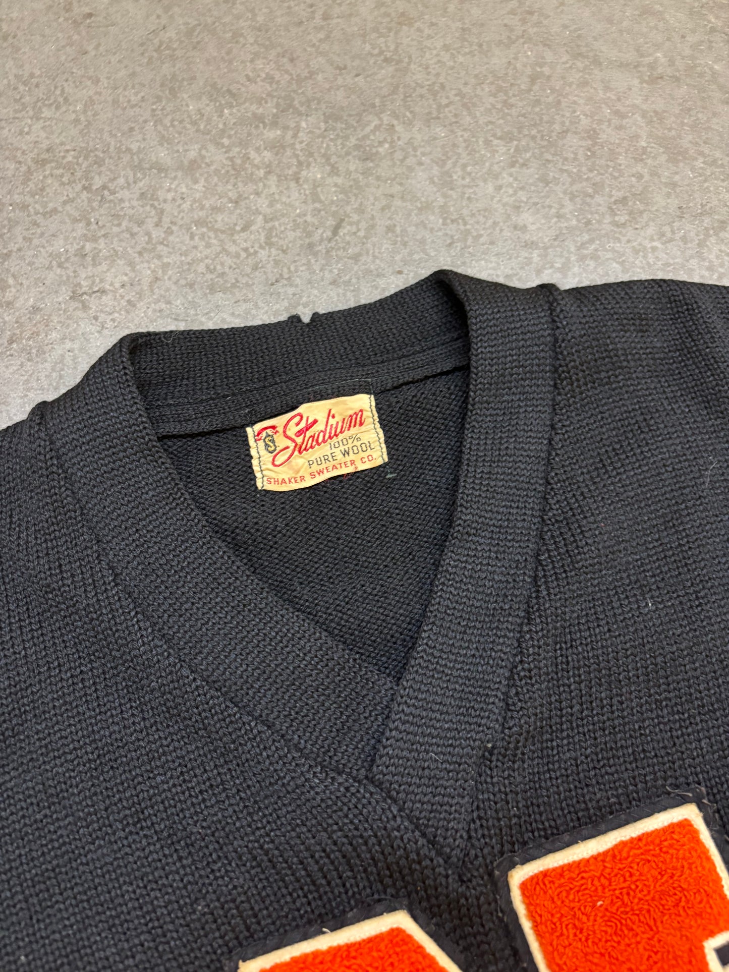 1940s Varsity Cheerleader Sweater - XS