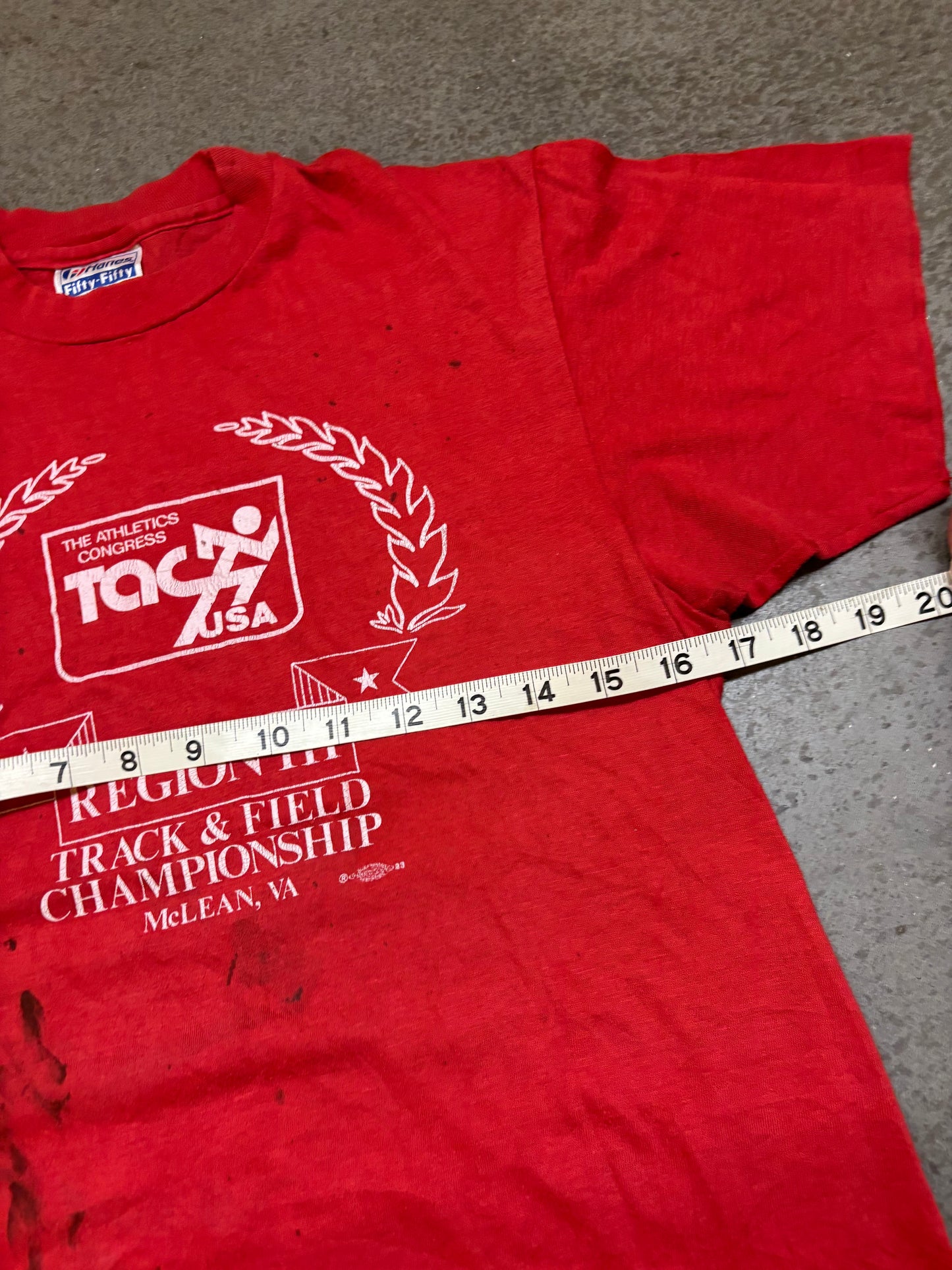 80s Track Tee - M