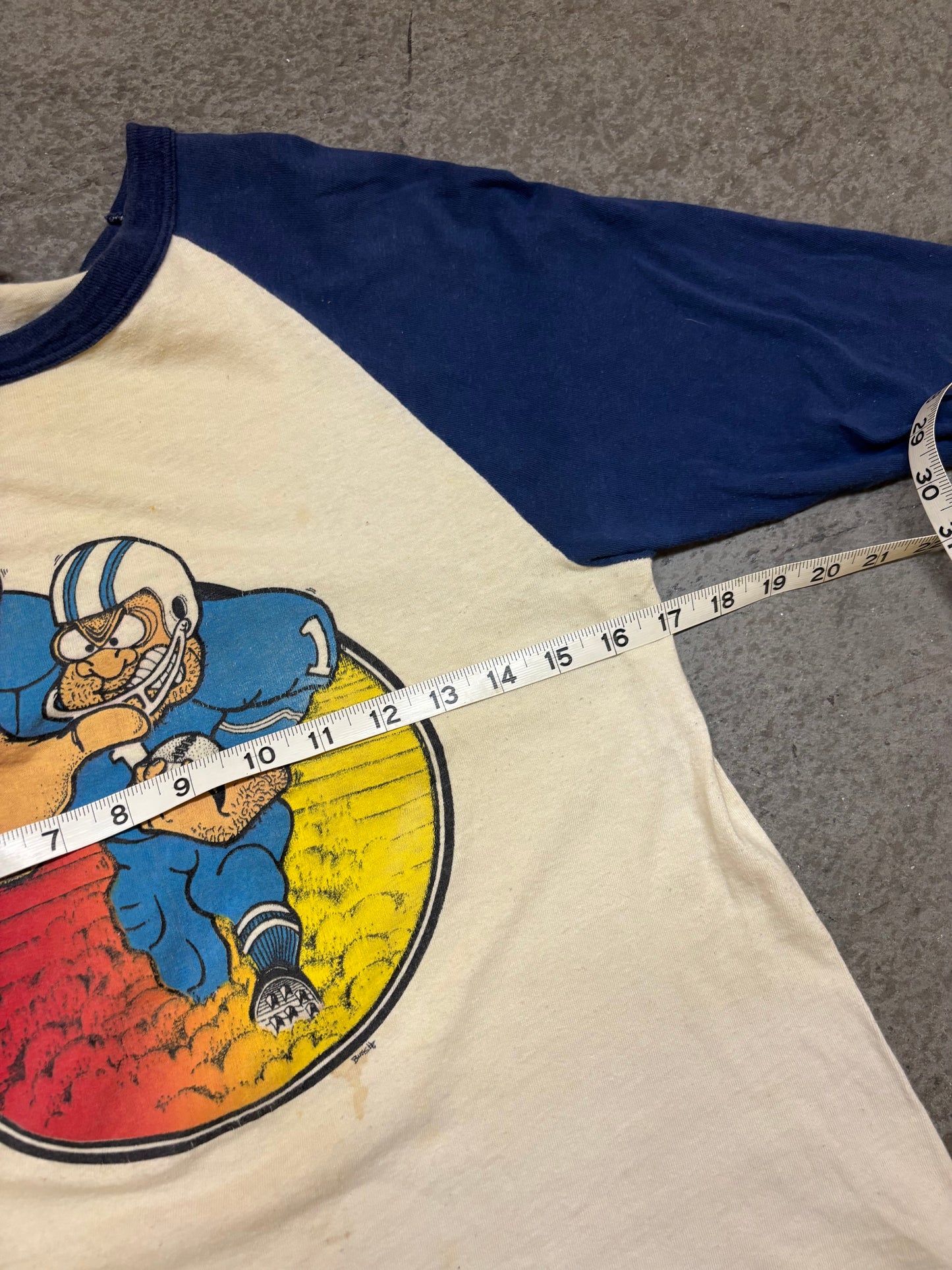 1970s Football Raglan - S