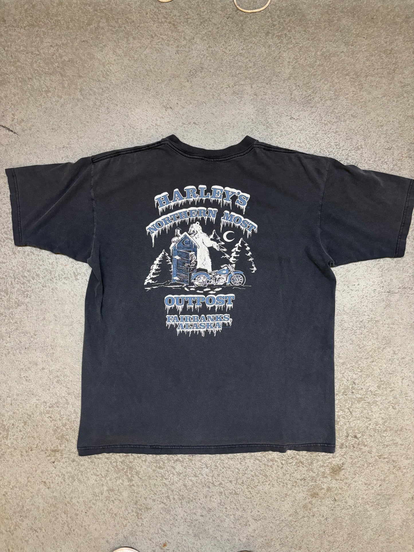 2000s Alaskan Harley Tee - XL