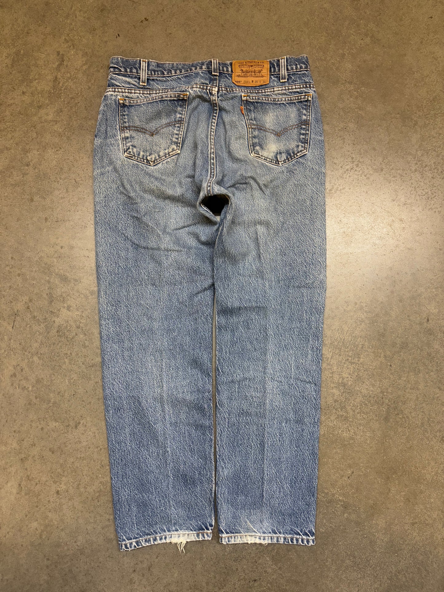 90s Levis 505 Orange Tabs - 35x30