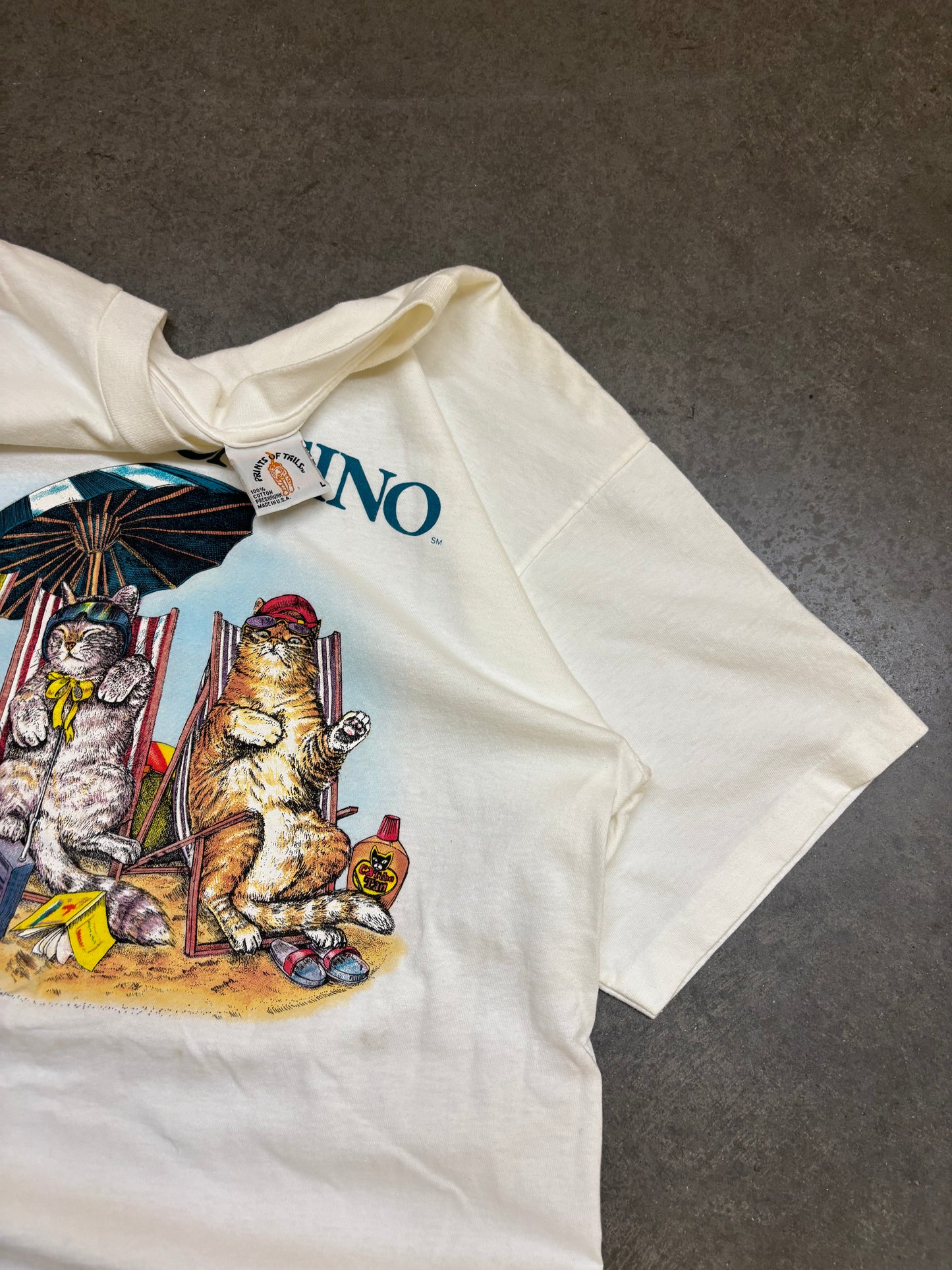 90s Cat Tee - L
