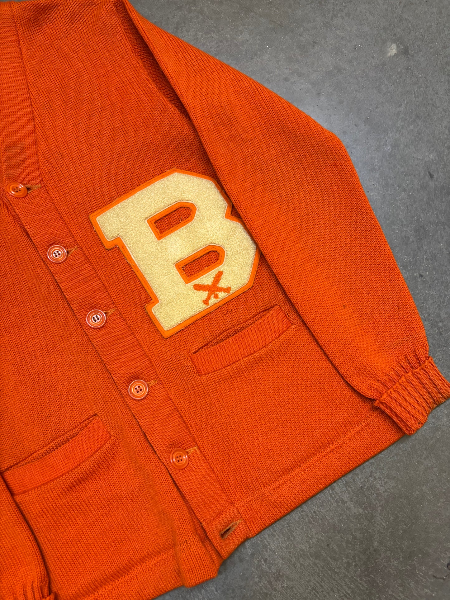 1940/50s Varsity Cardigan - M