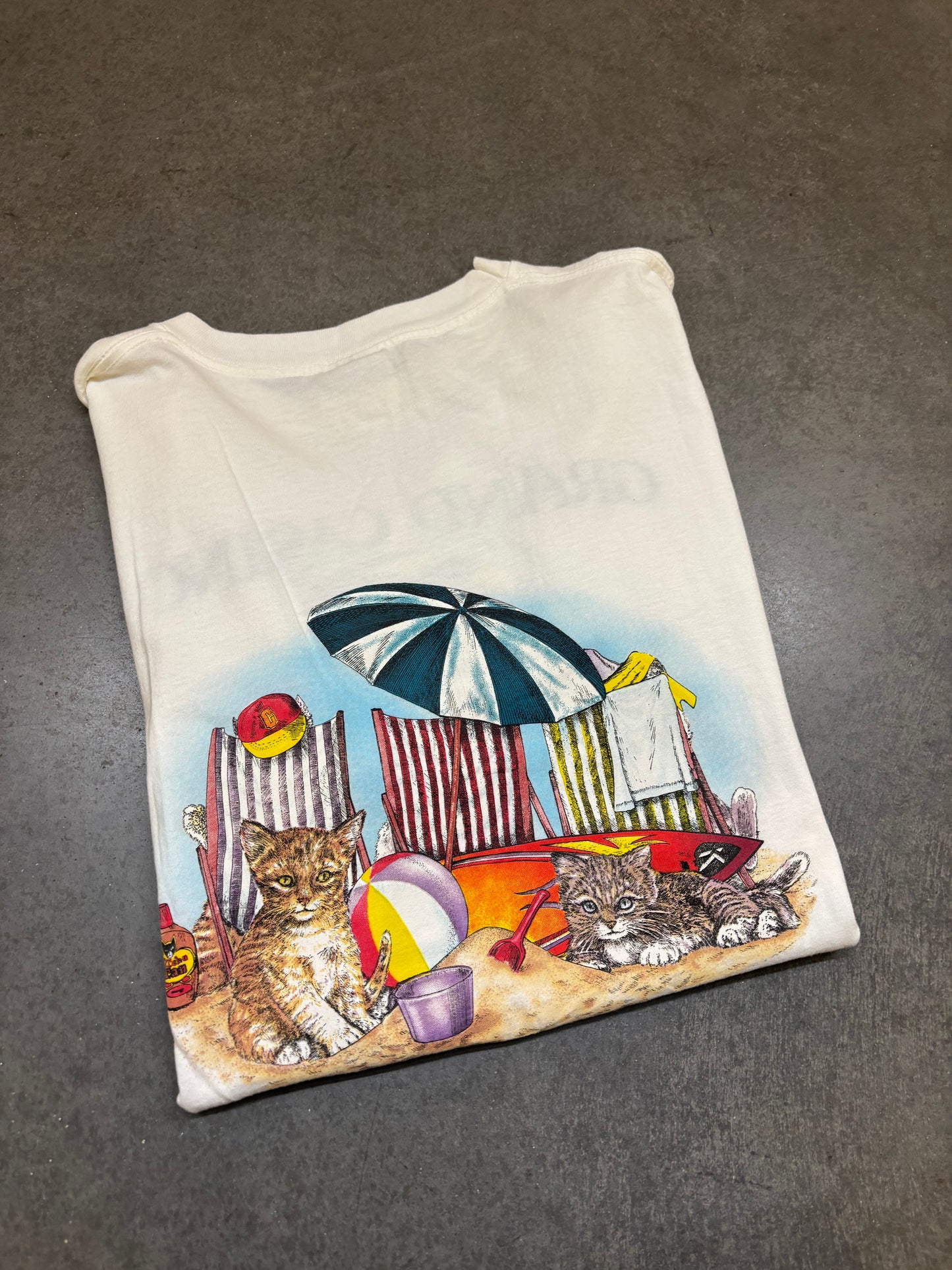 90s Cat Tee - L