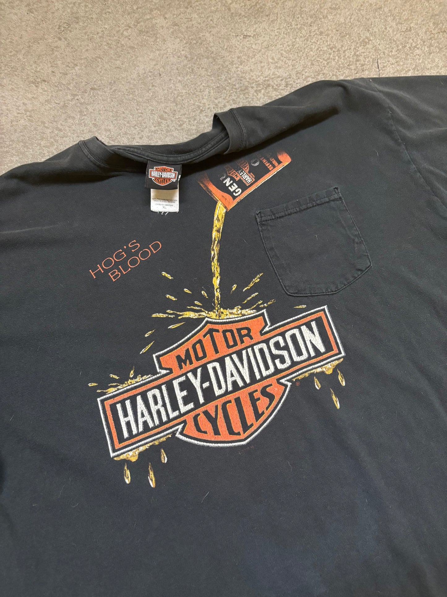 2000s Hog Blood Harley Tee - XL