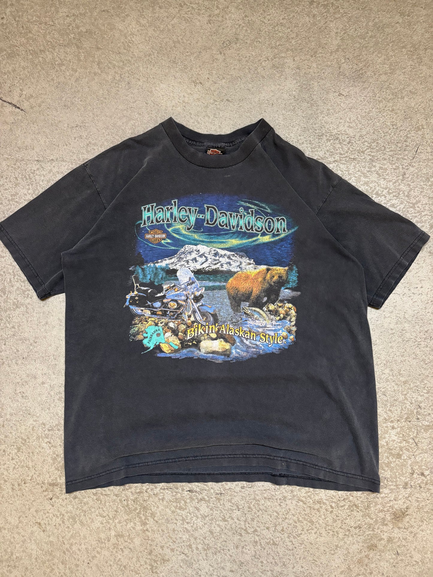2000s Alaskan Harley Tee - XL