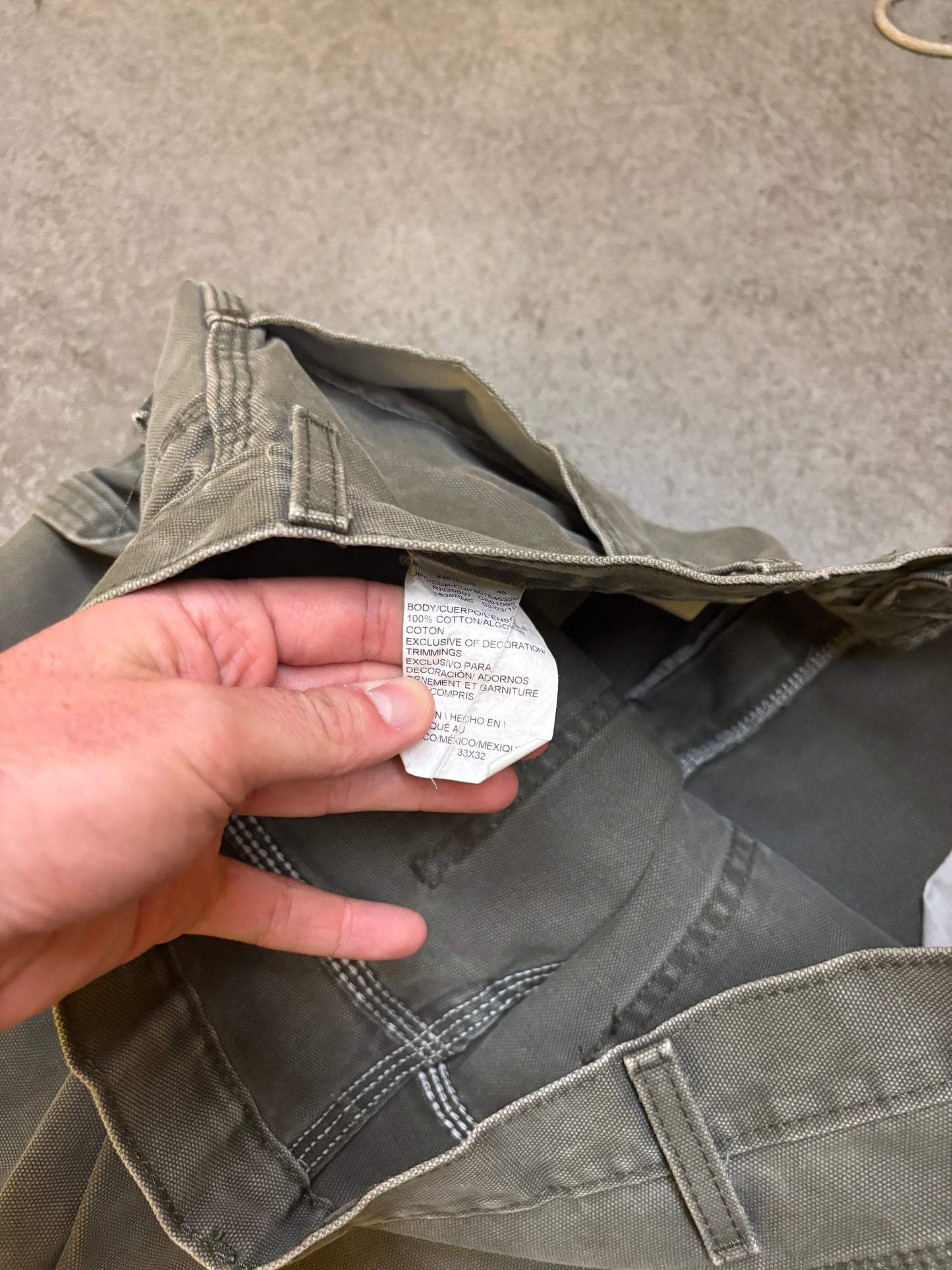 Green Dickies Carpenters - 33x32
