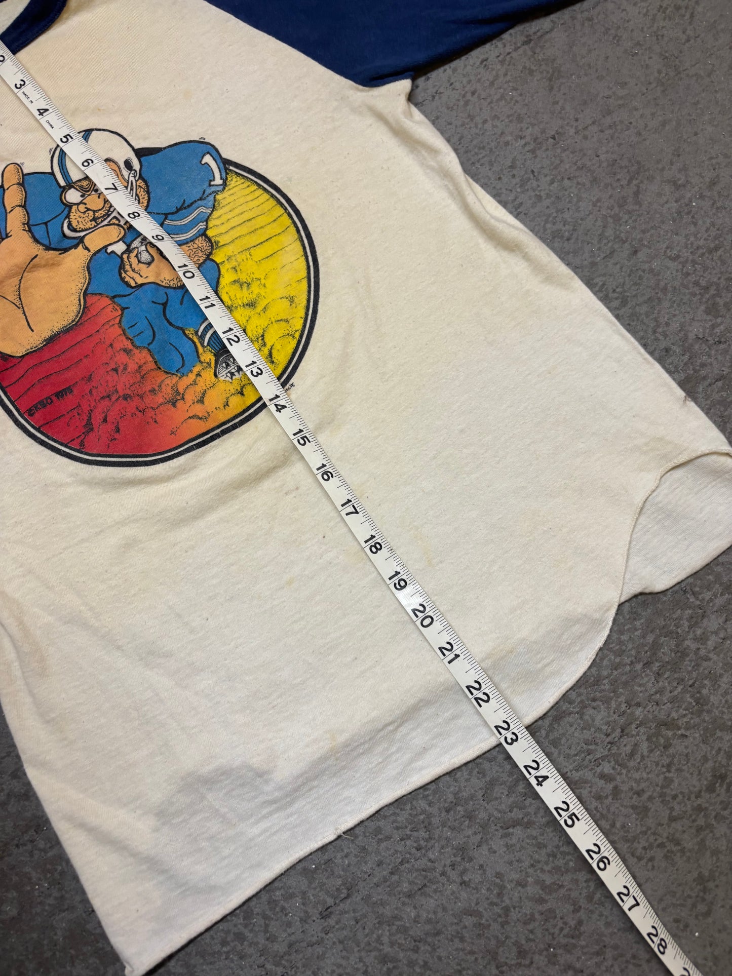 1970s Football Raglan - S