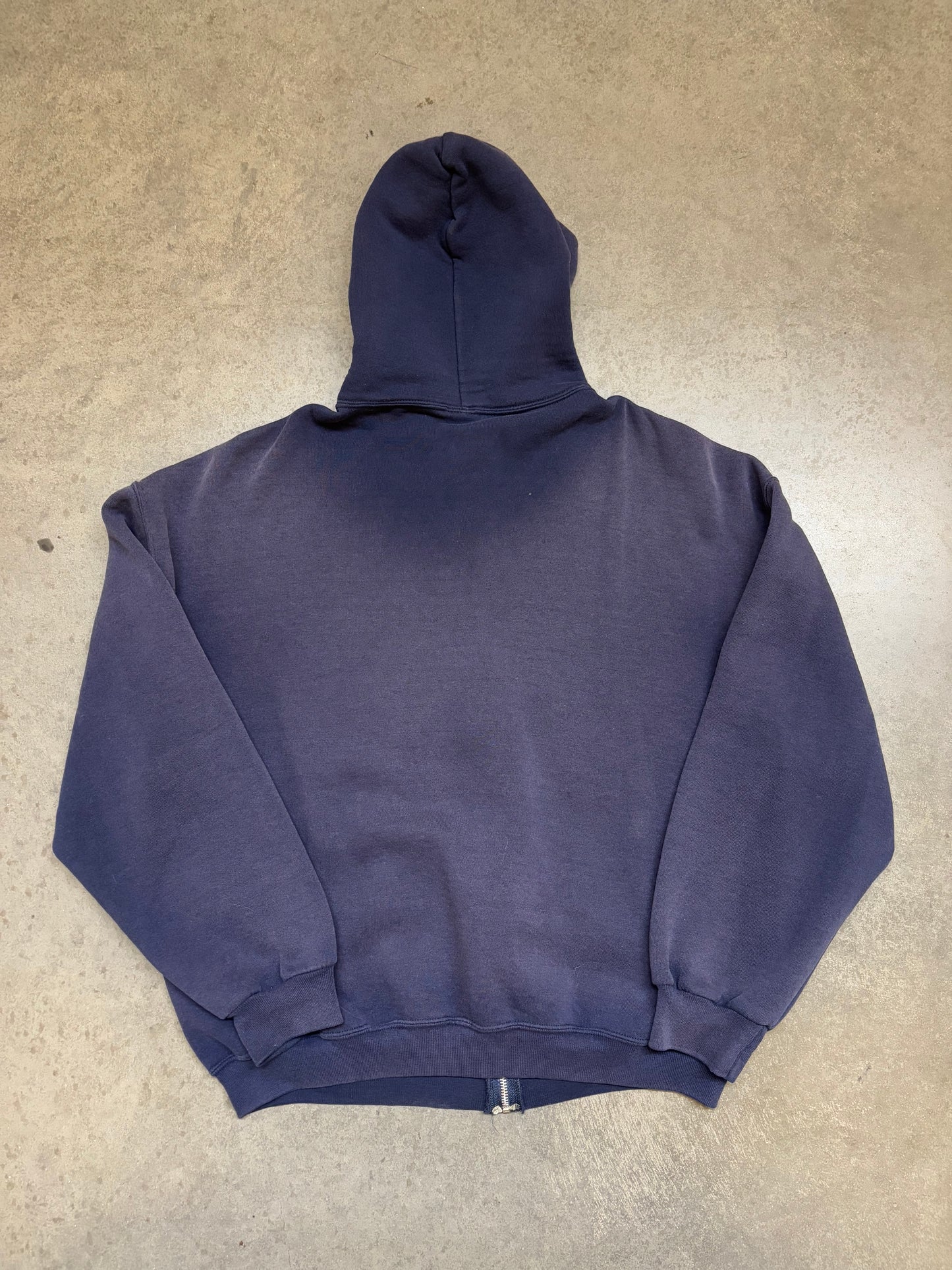 Faded Russell Zip Up Blank - XL