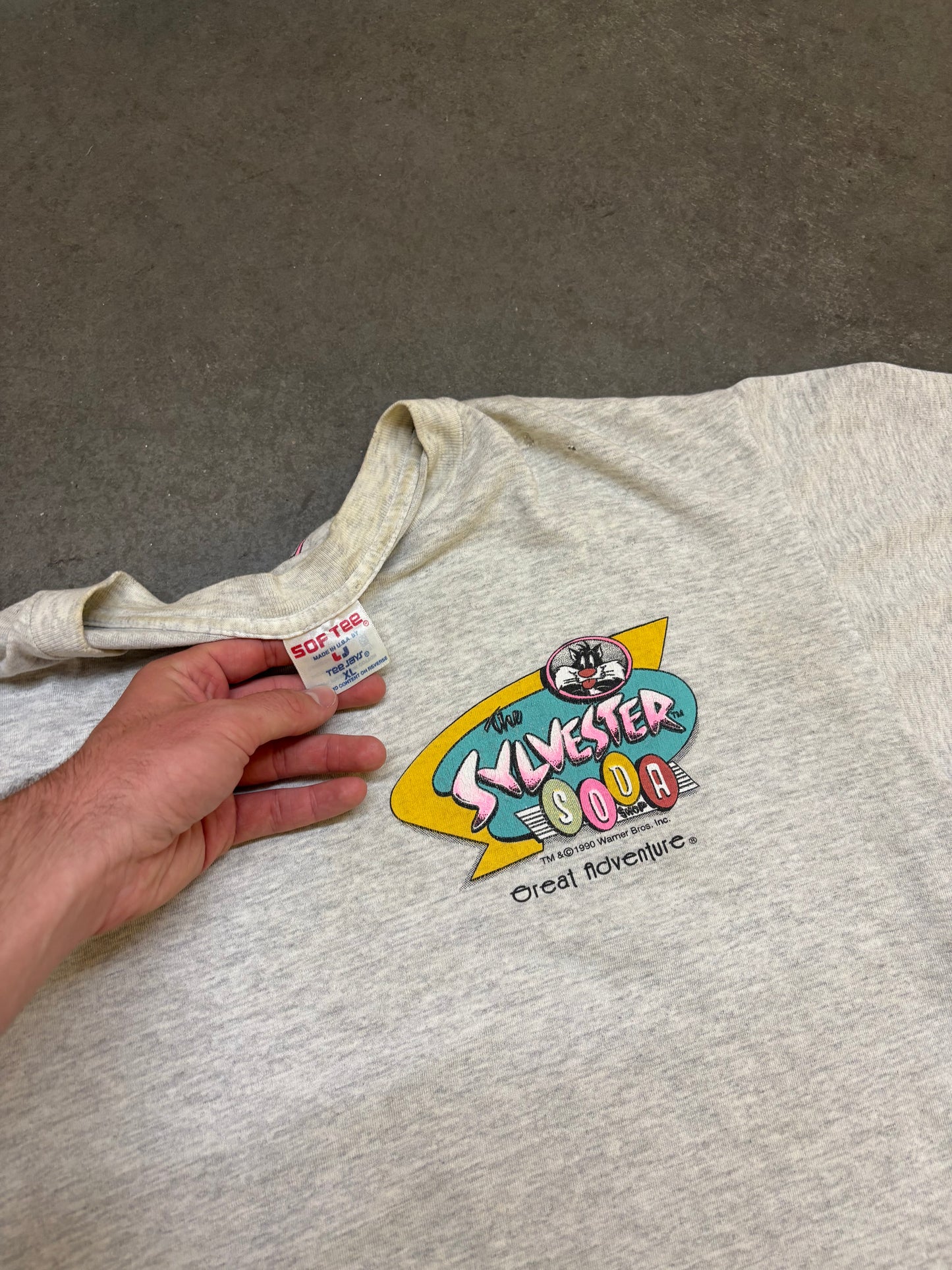90s Sylvester Soda Looney Tunes Tee - XL