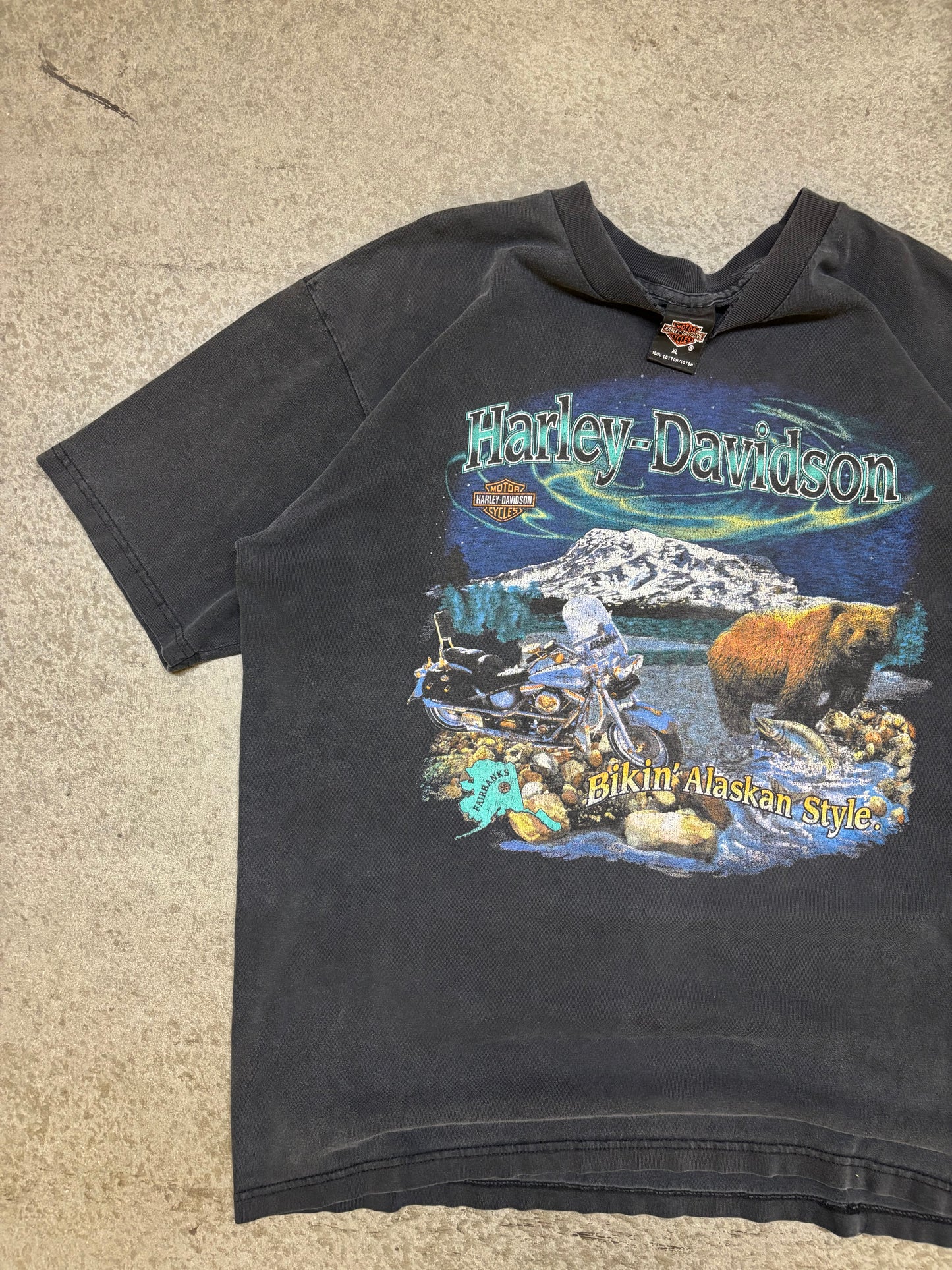 2000s Alaskan Harley Tee - XL