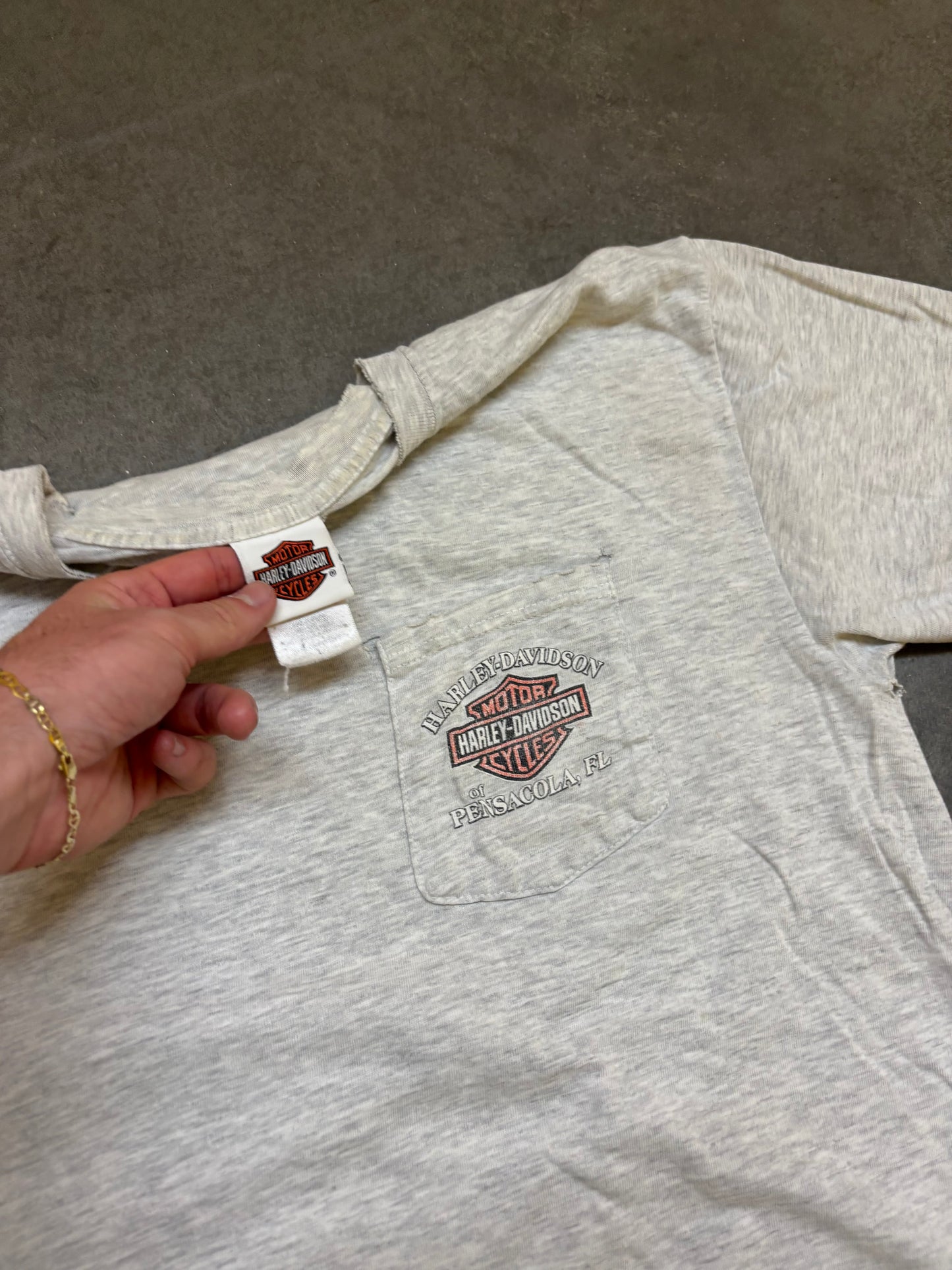 2000s Harley Pocket Tee - L