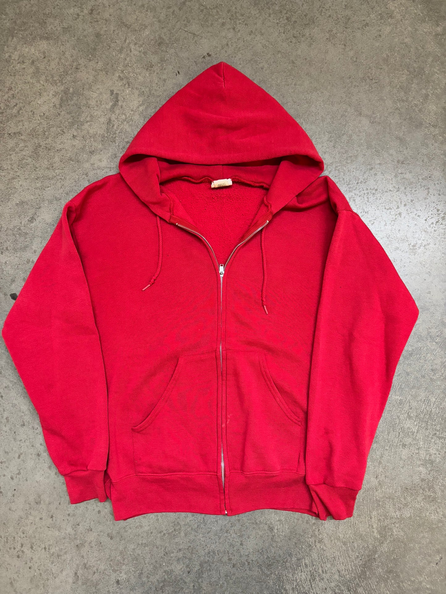 90s Lee Zip Up Hoodie - L