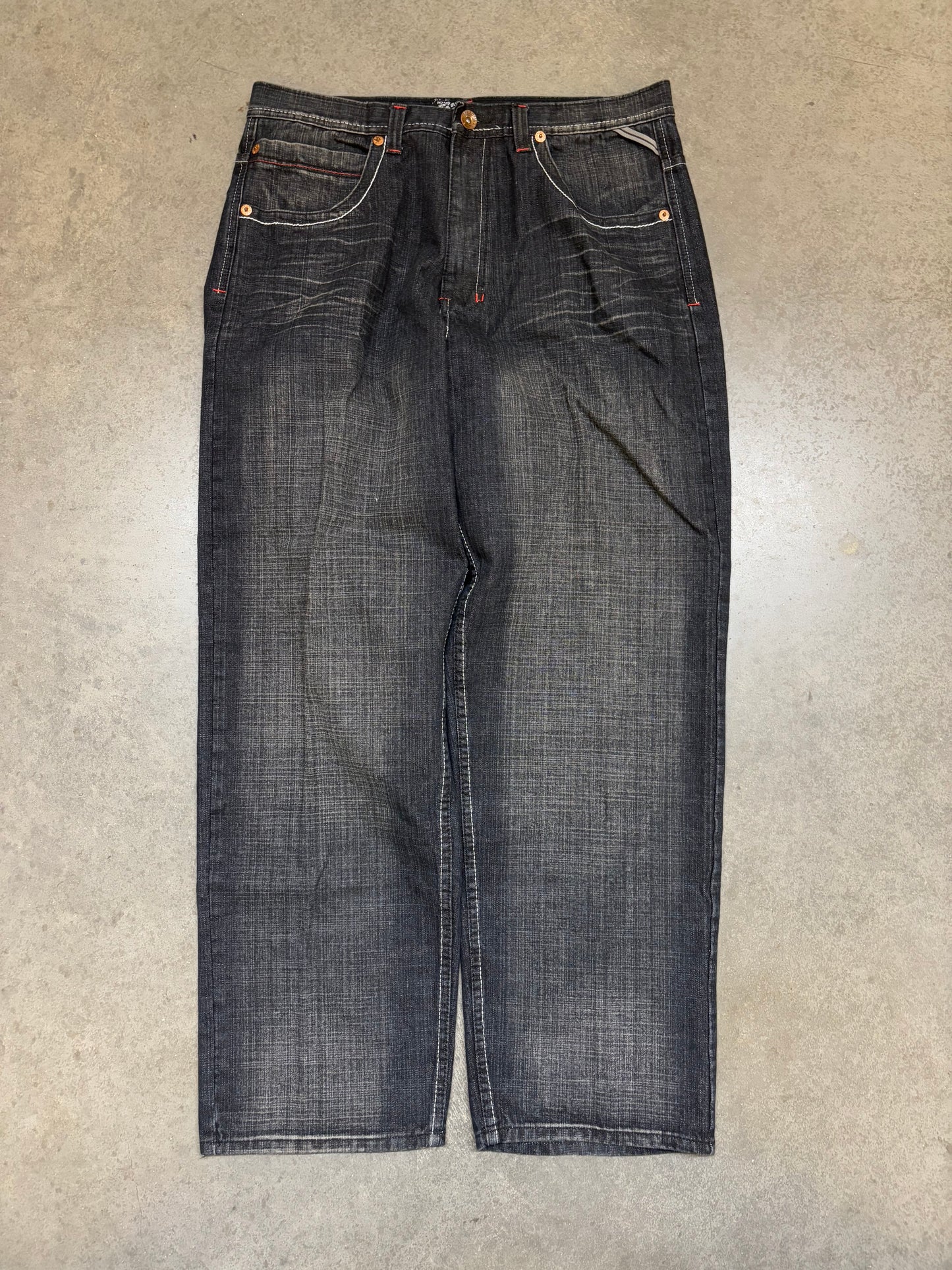Y2K Royal Blue Jeans - 36x32