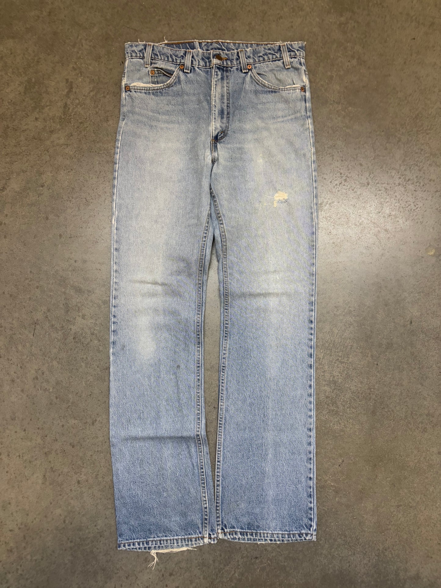 80s Orange Tab Levis 517 - 35x36