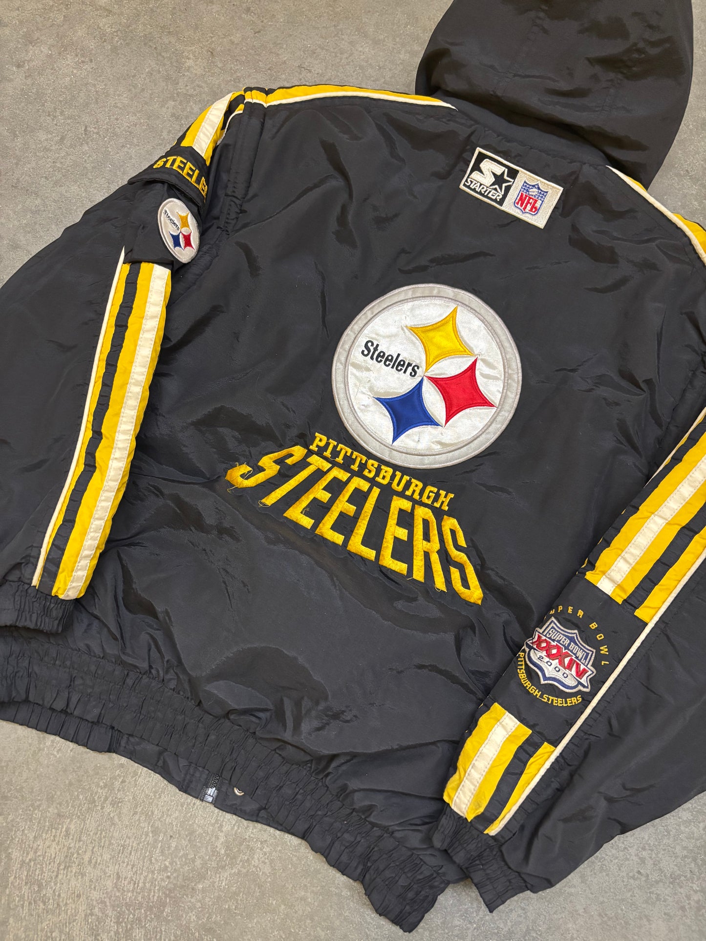 2000 Pittsburgh Steelers Starter Jacket - M