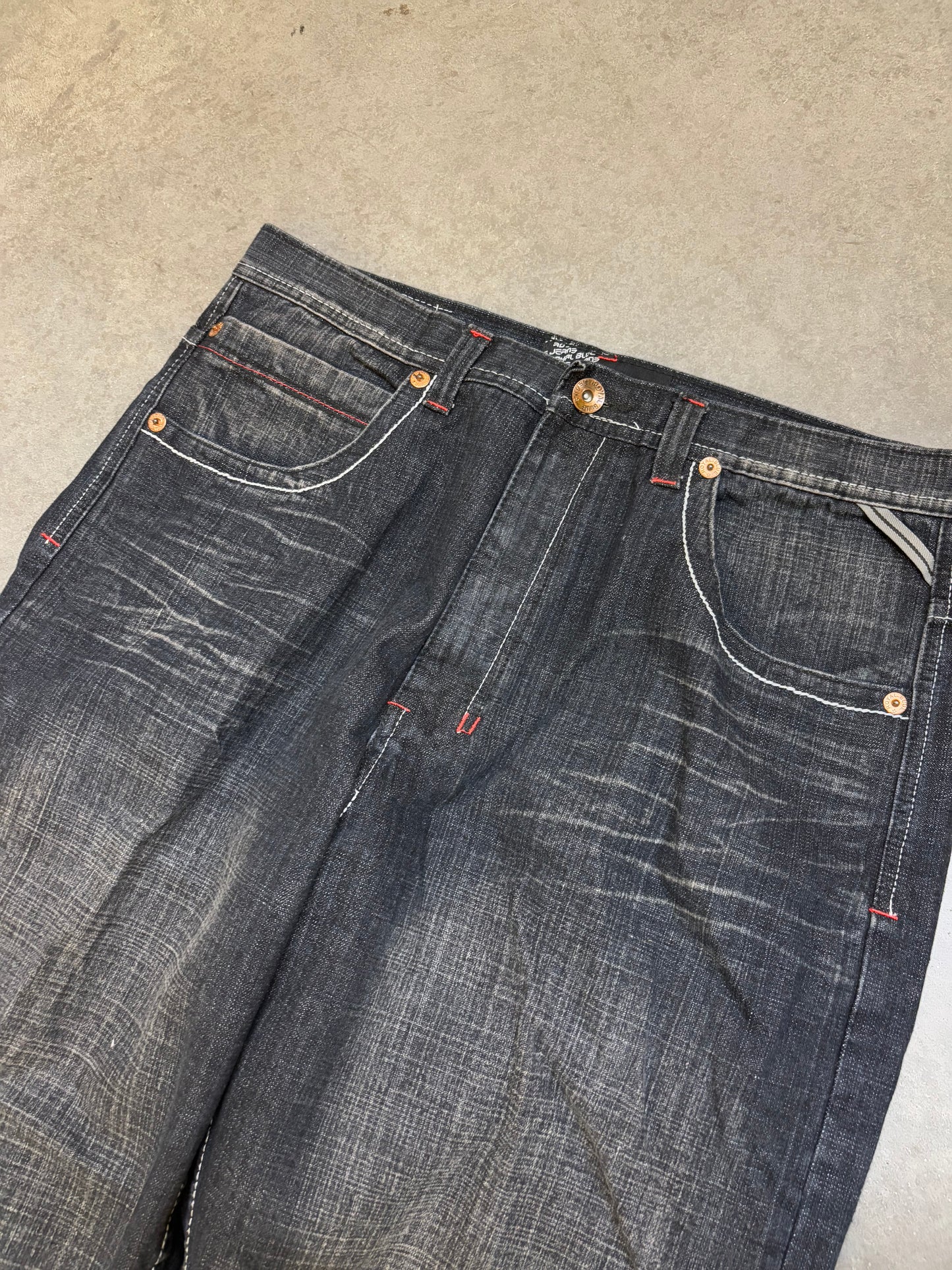 Y2K Royal Blue Jeans - 36x32