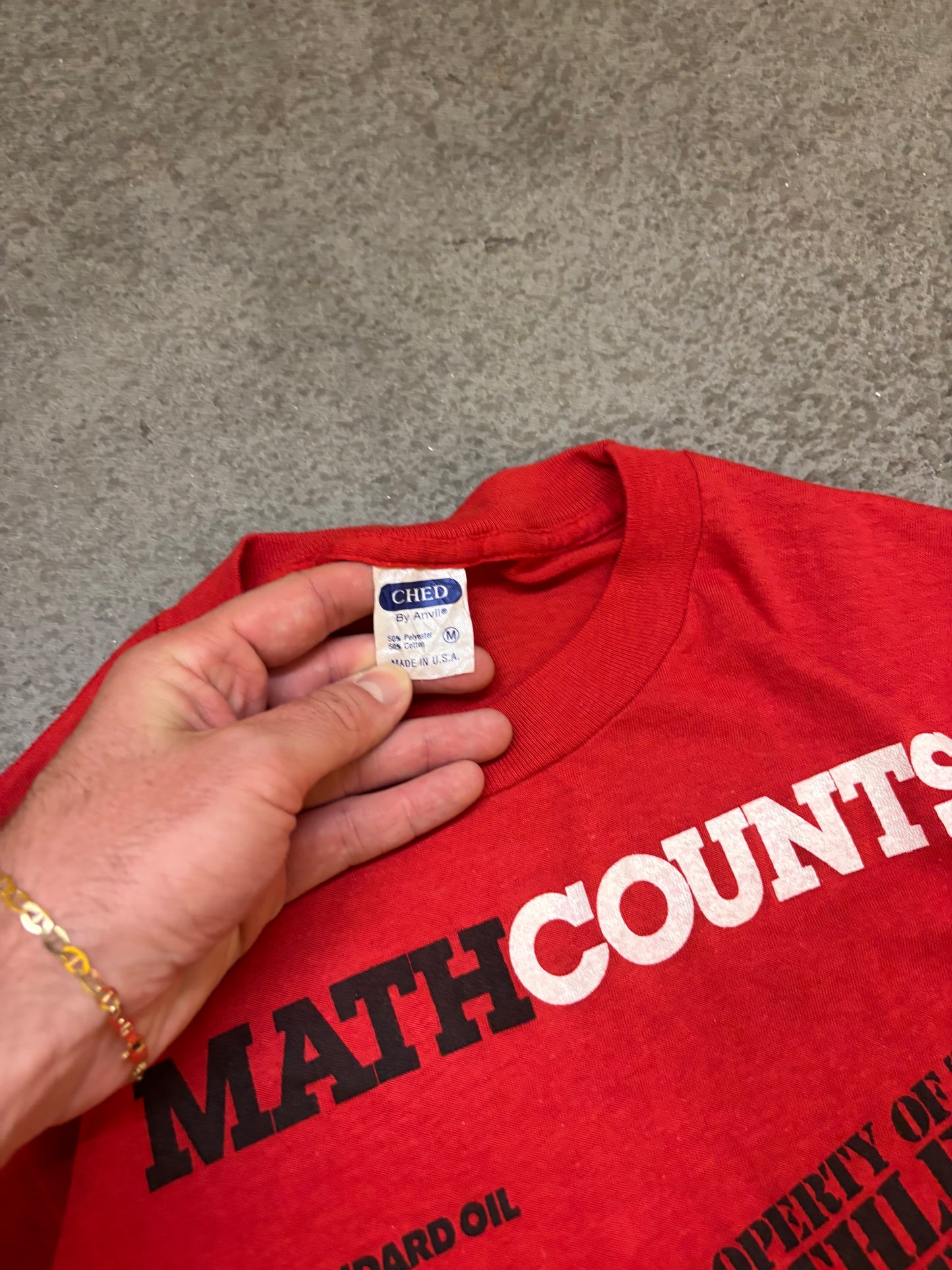 70s Math Tee - M