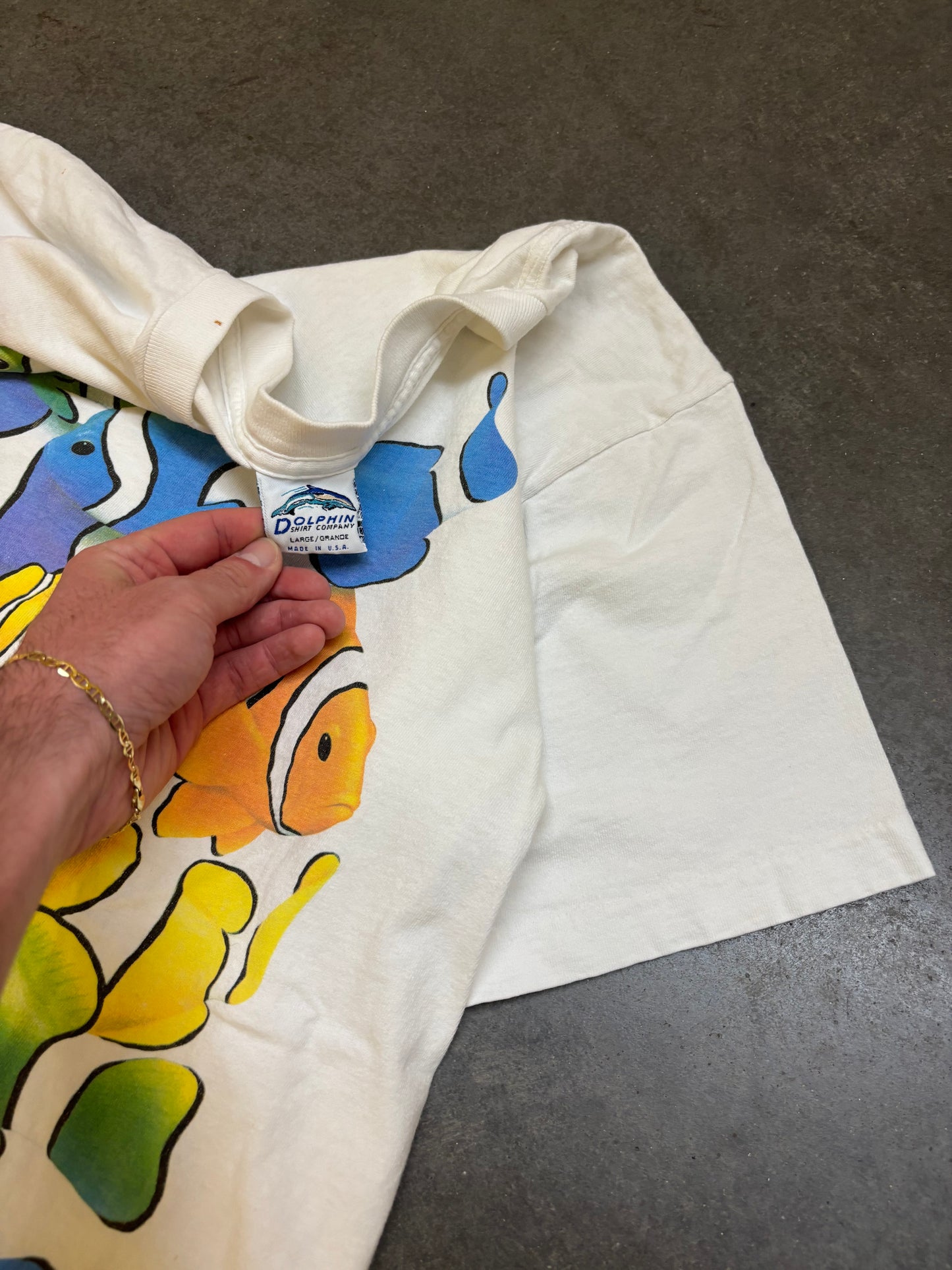 90s Fish Tee - L