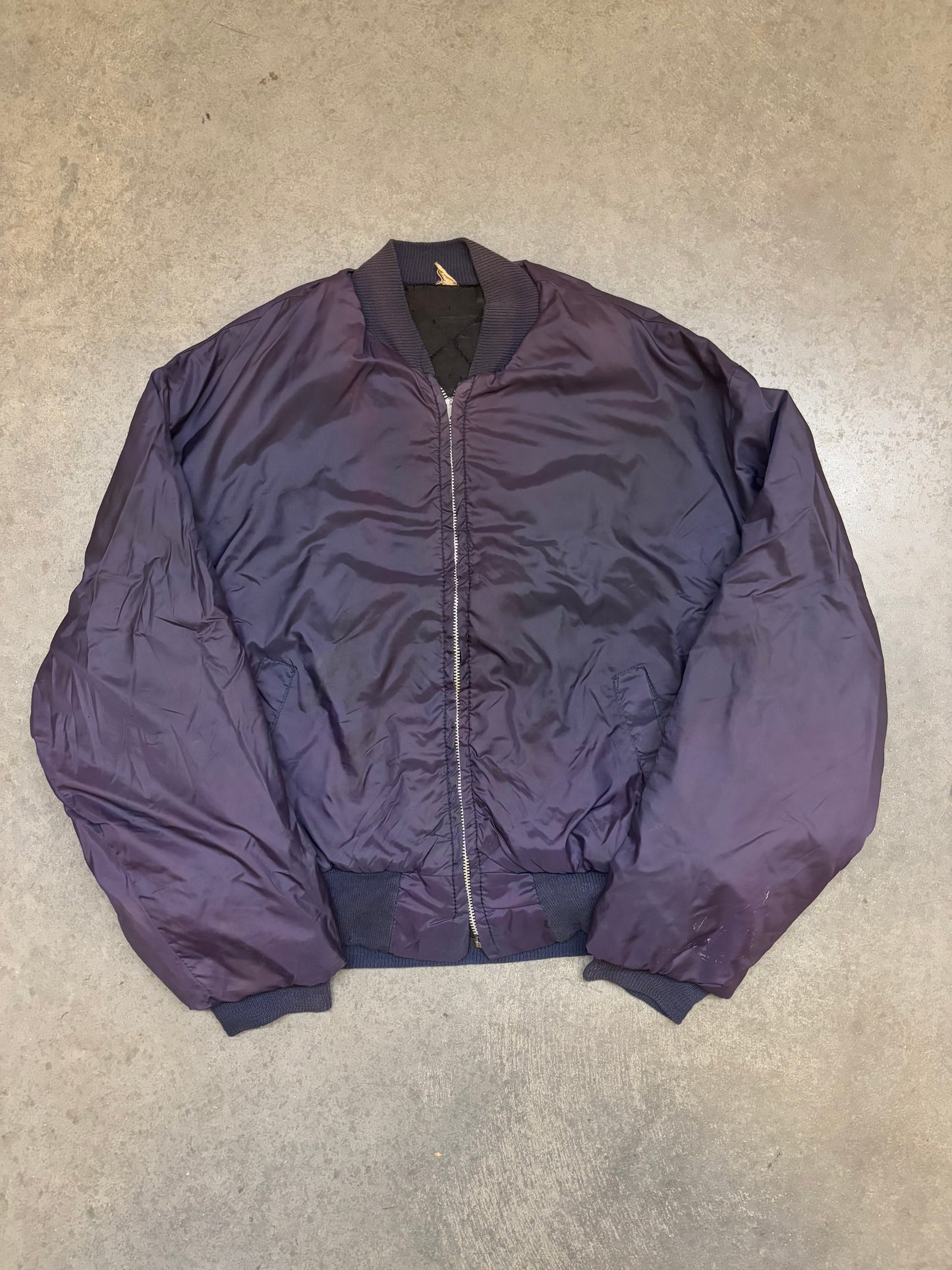 Faded 1950s Bomber Jacket - L