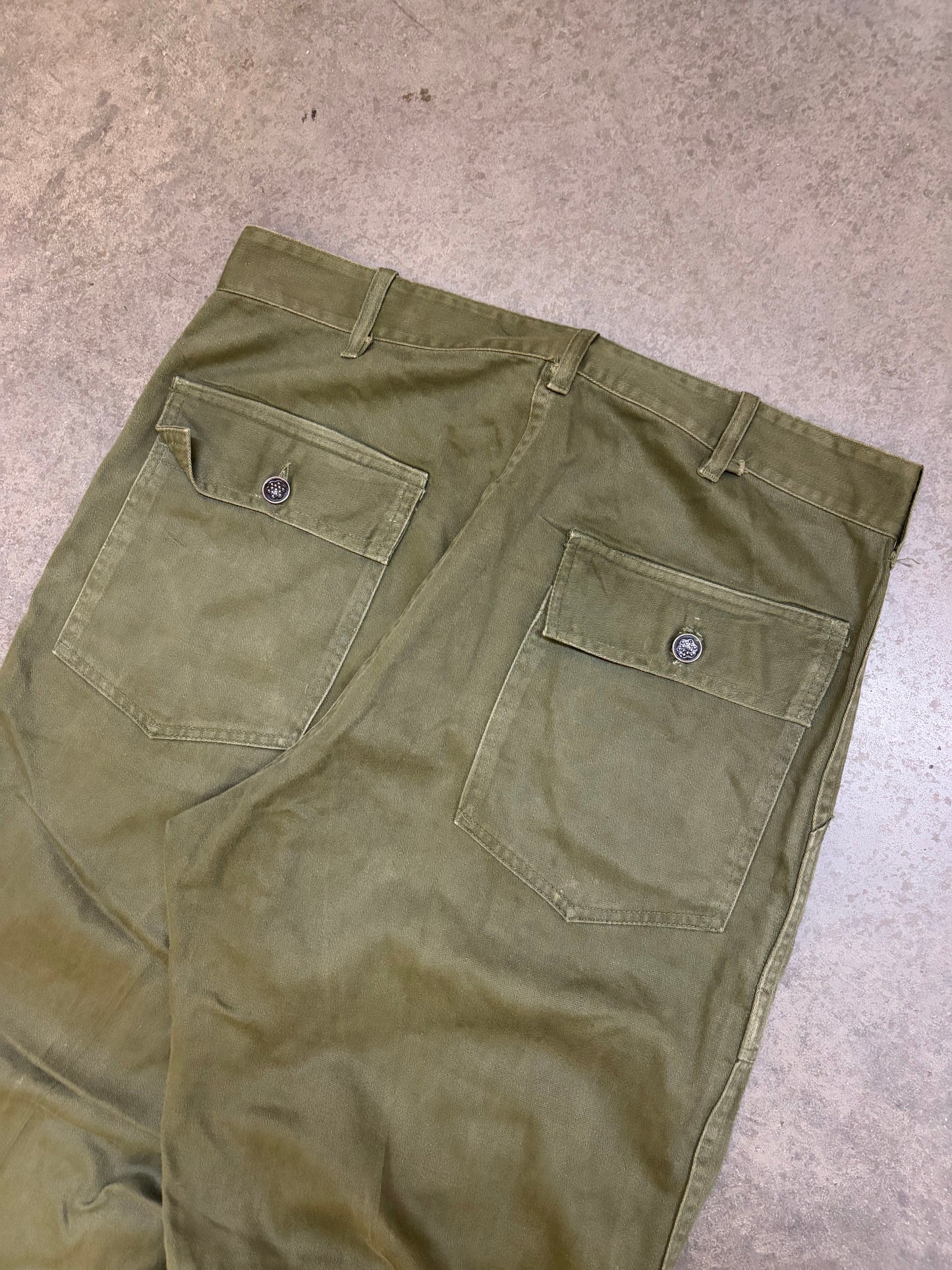 1950s 13 Star Military Fatigues - 34x32