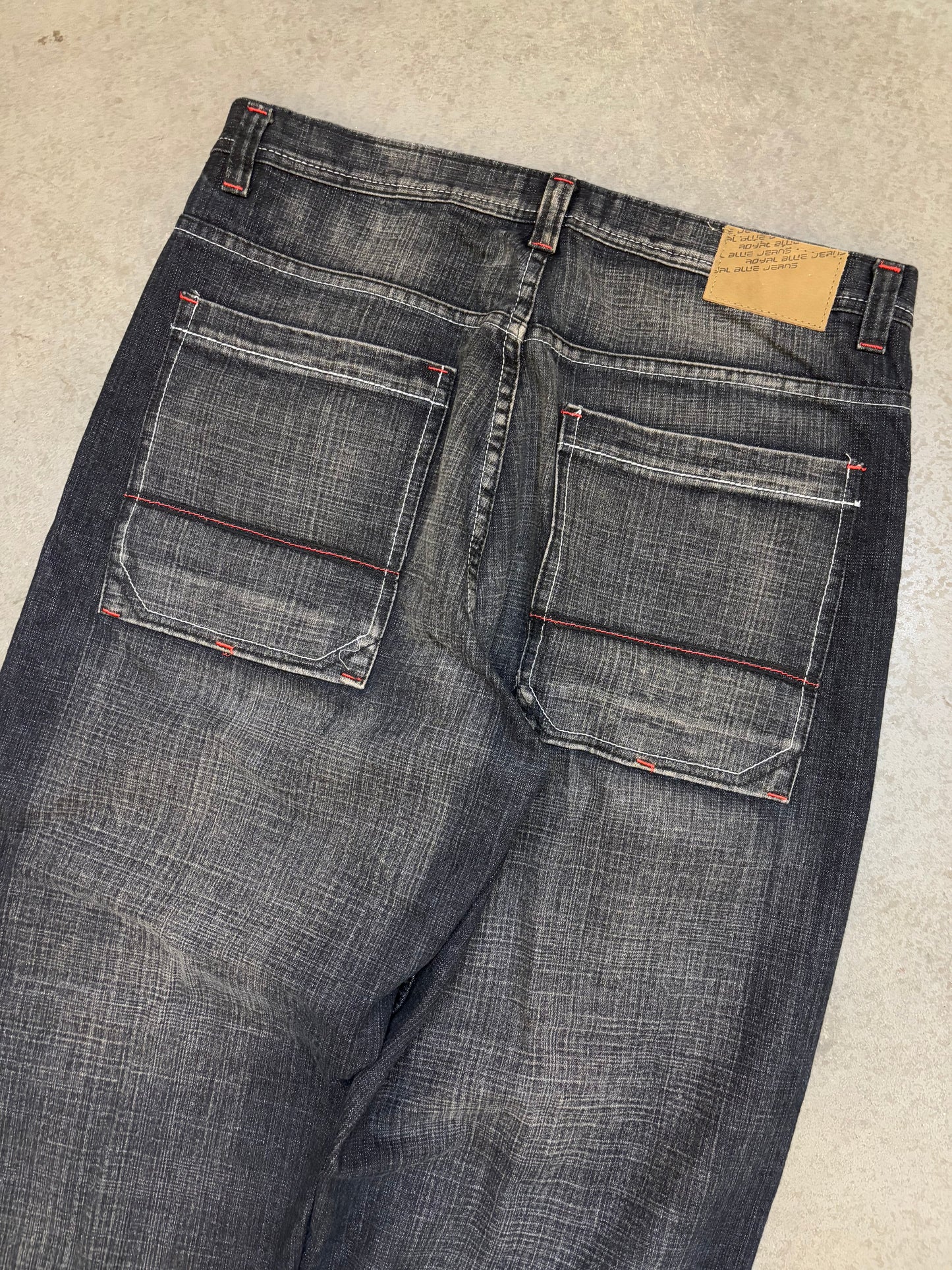 Y2K Royal Blue Jeans - 36x32