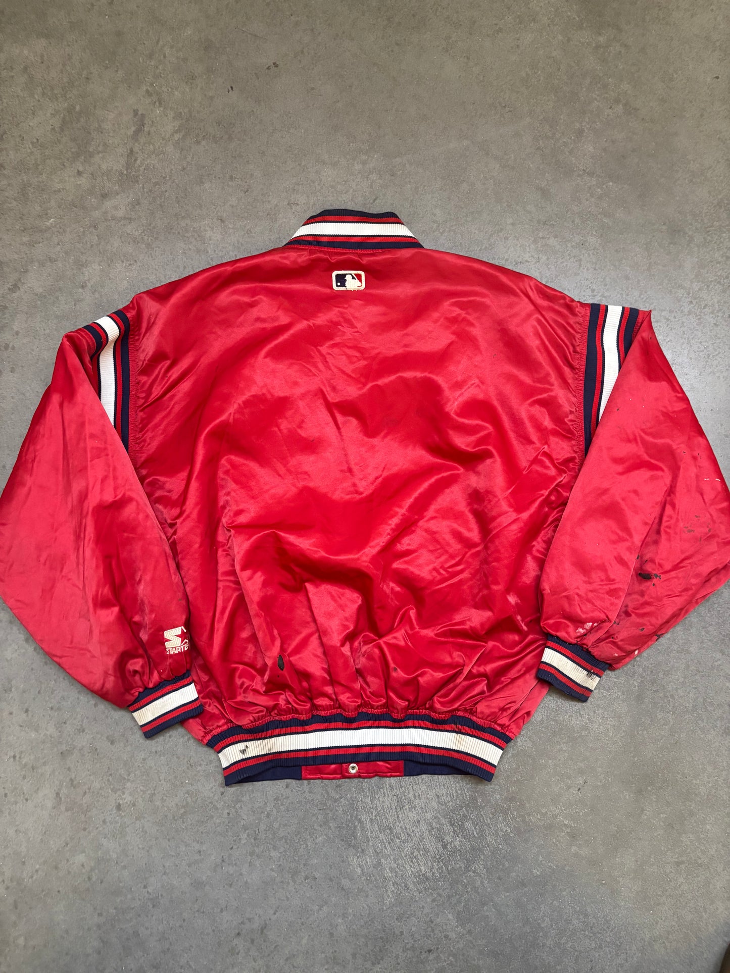 2000s Cleveland Indians Starter Jacket - L