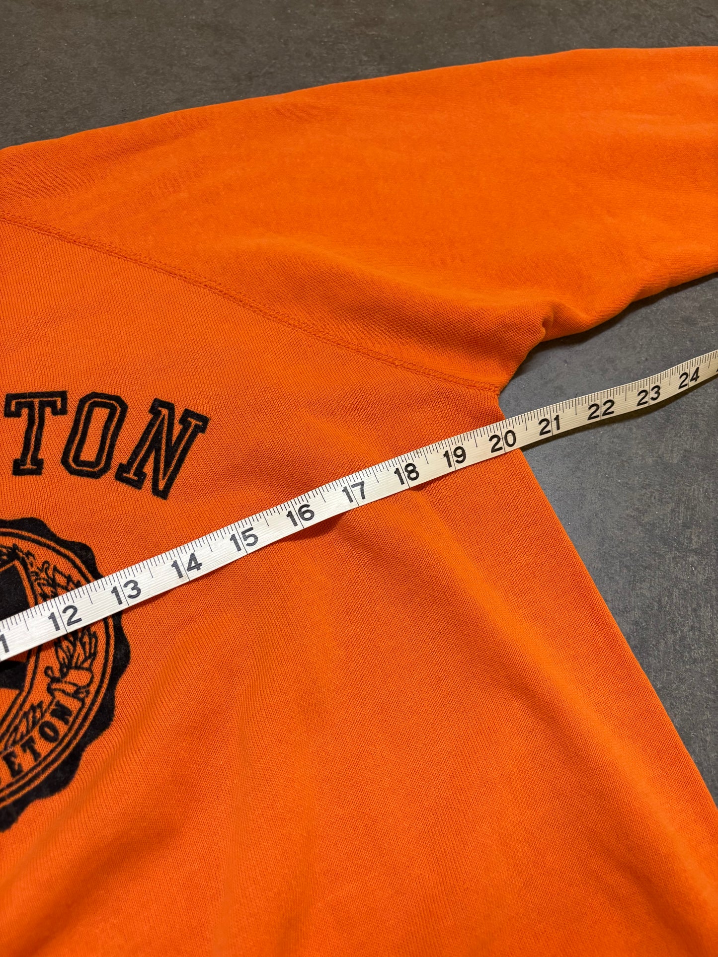 70s Princeton Flocked Sweatshirt - S