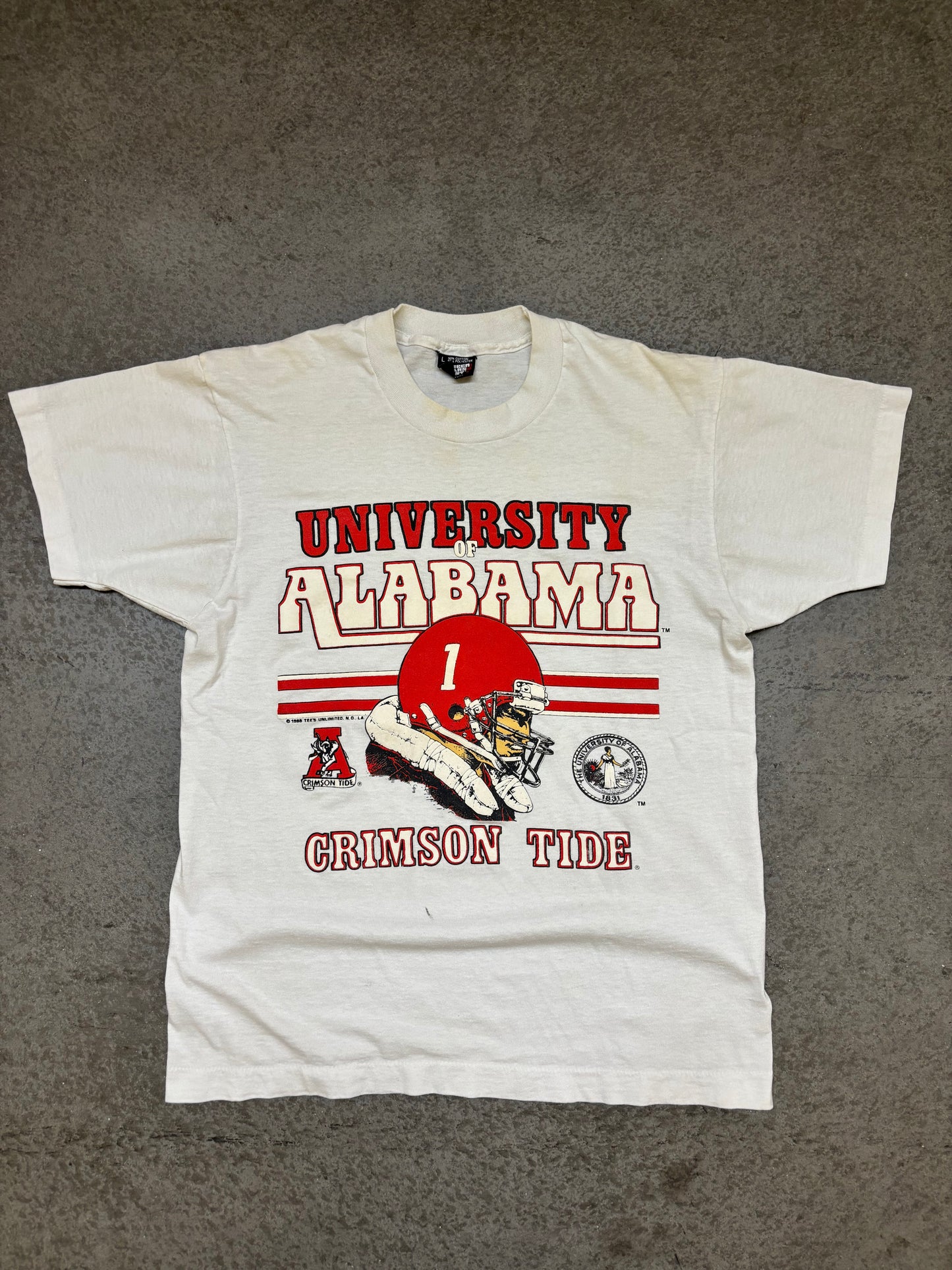 90s Alabama University Tee - L