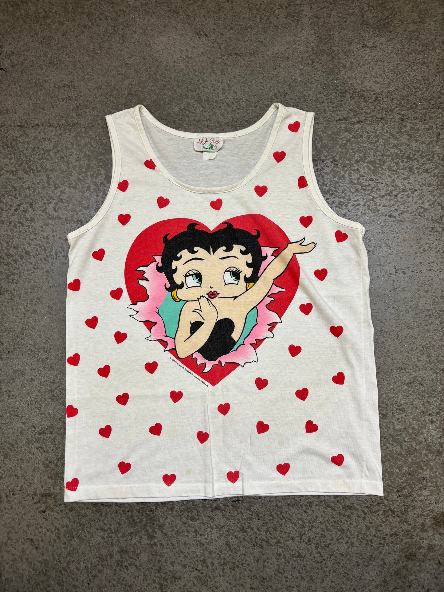 80s Betty Boop Tank Top - M
