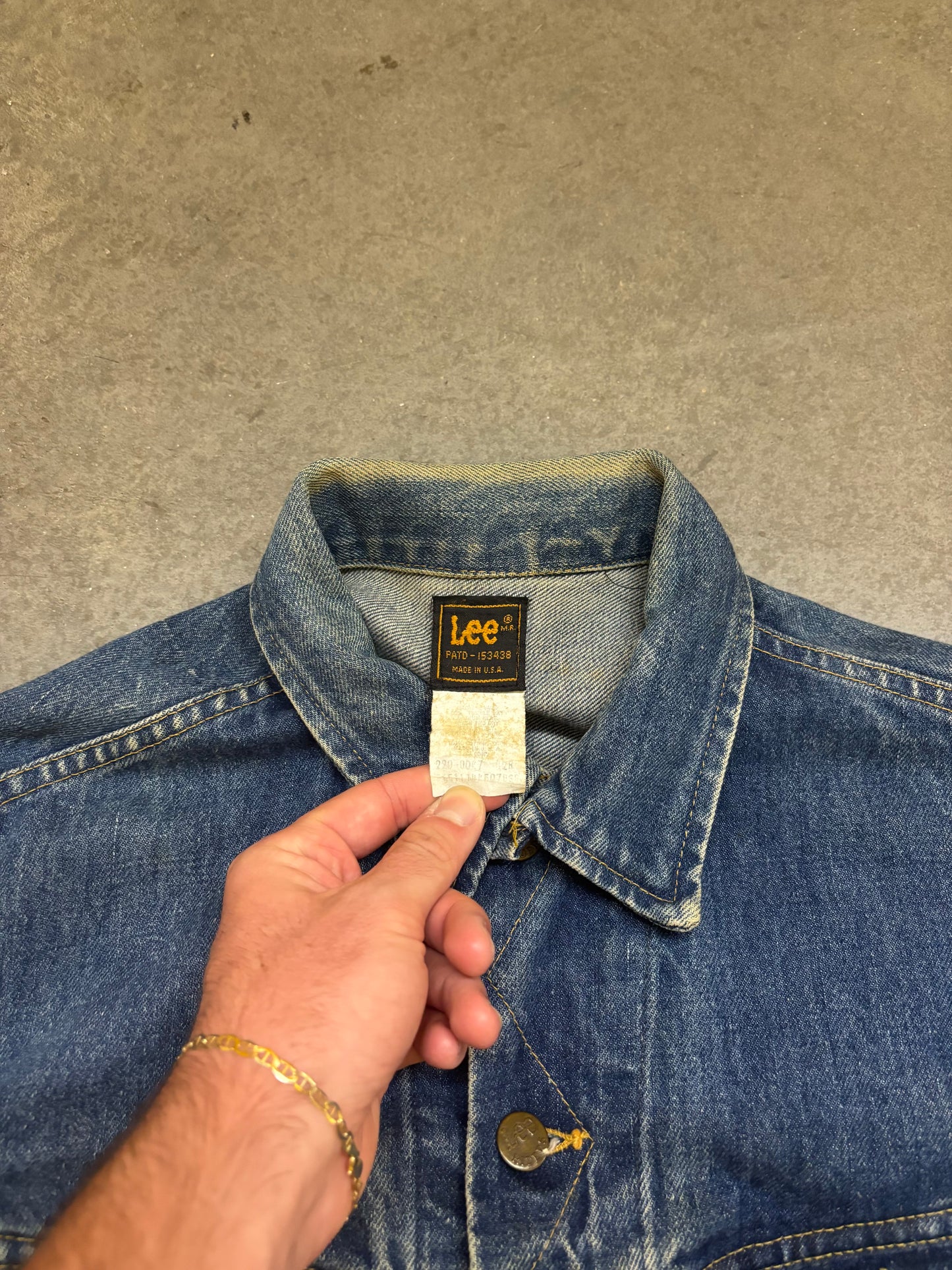 70/80s Lee Denim Jacket - M