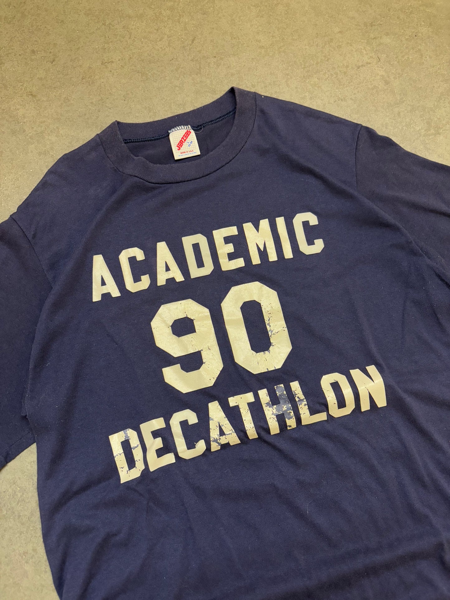 90s Academic Decathalon Tee - L