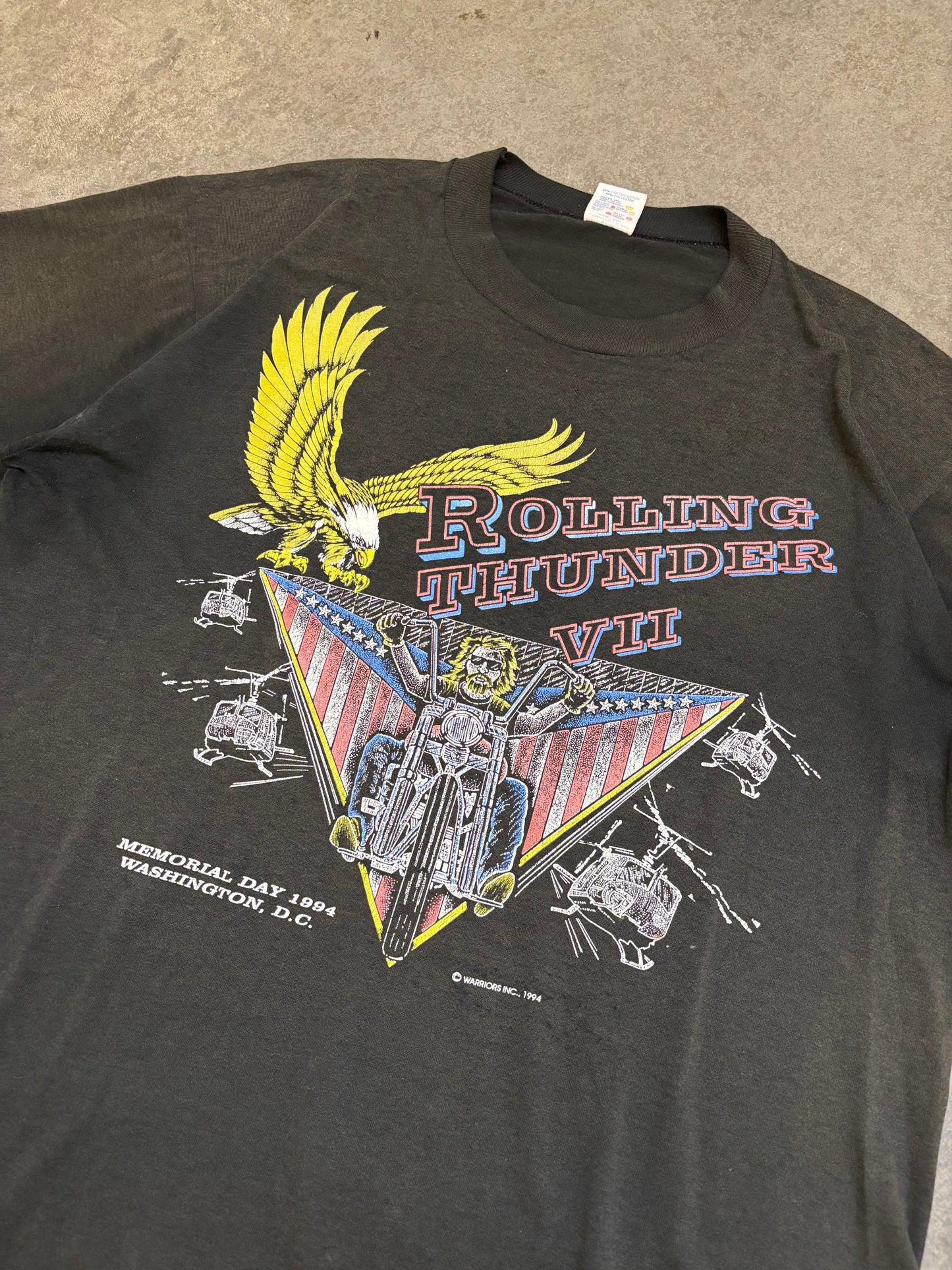 90s Rolling Thunder Bike Tee - XL