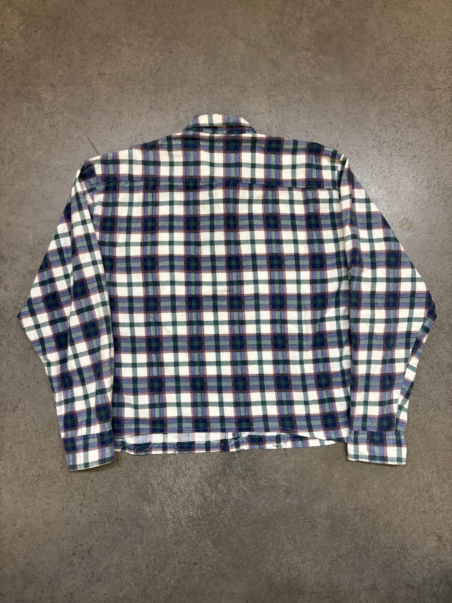 Vintage Cropped Flannel - L