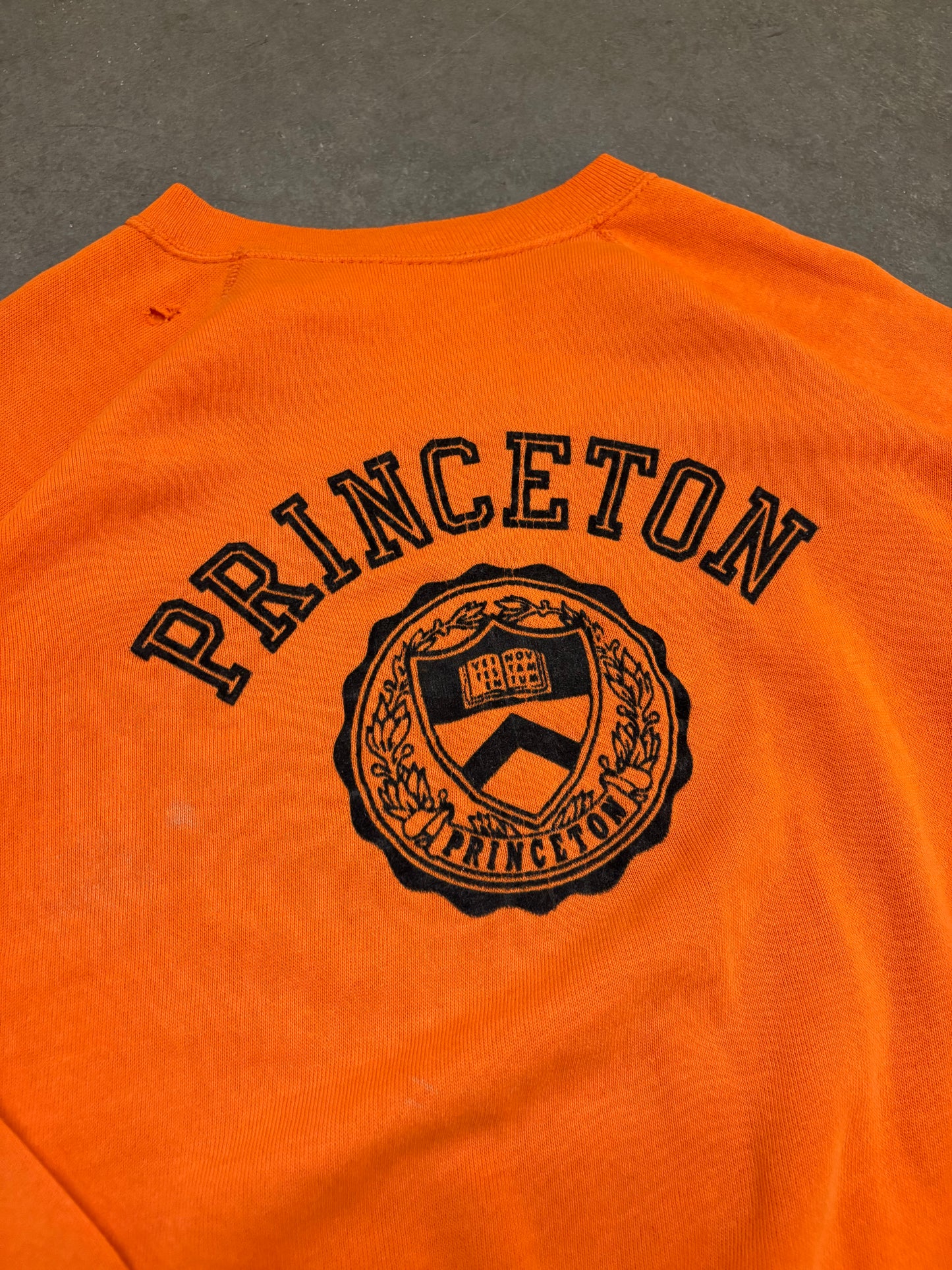 70s Princeton Flocked Sweatshirt - S