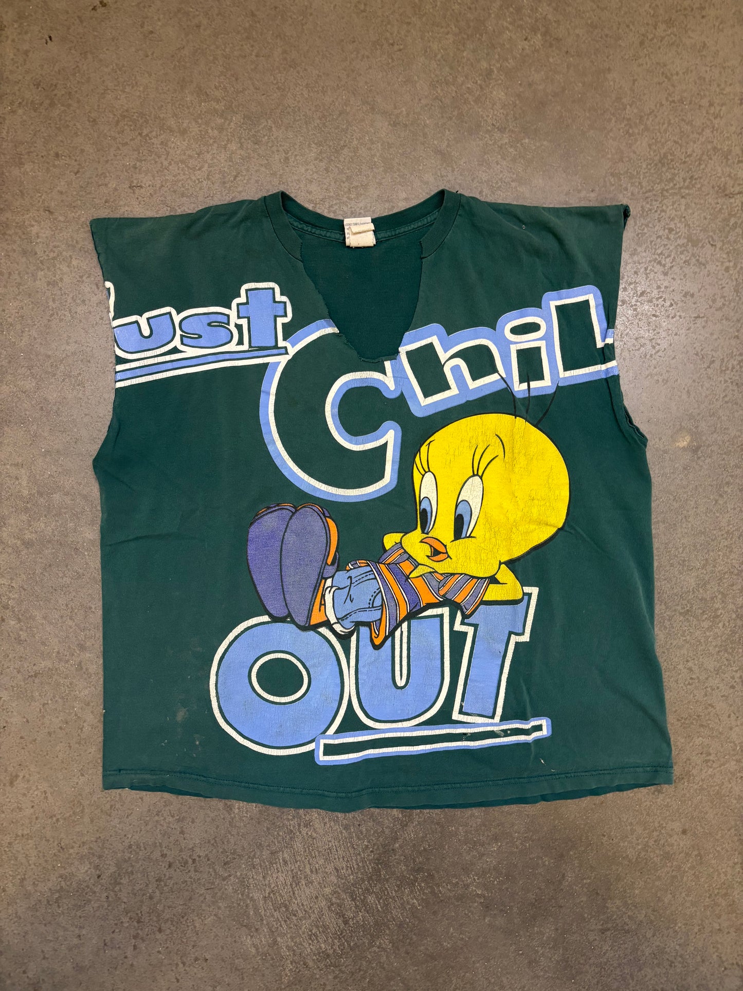 90s Chopped Tweety Tee - XXL