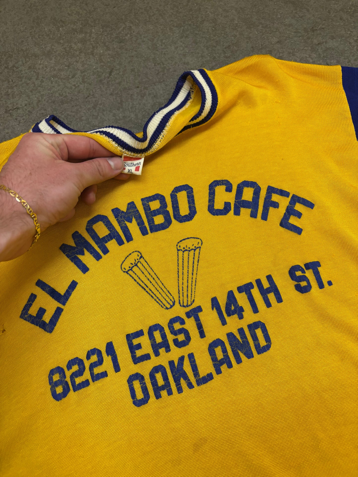 50s/60s Flocked Jersey - L