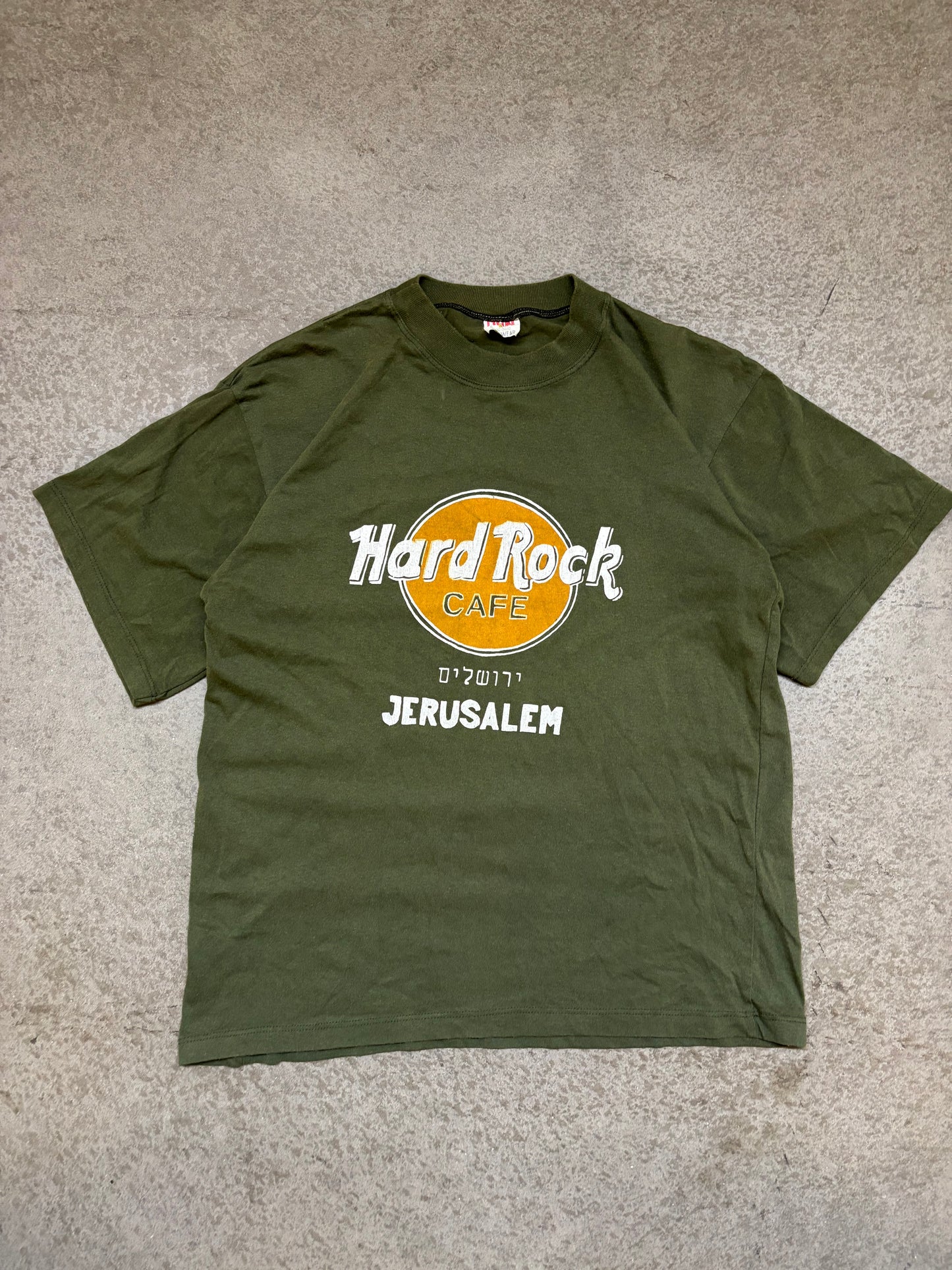 90s Jerusalem Hard Rock Tee - L