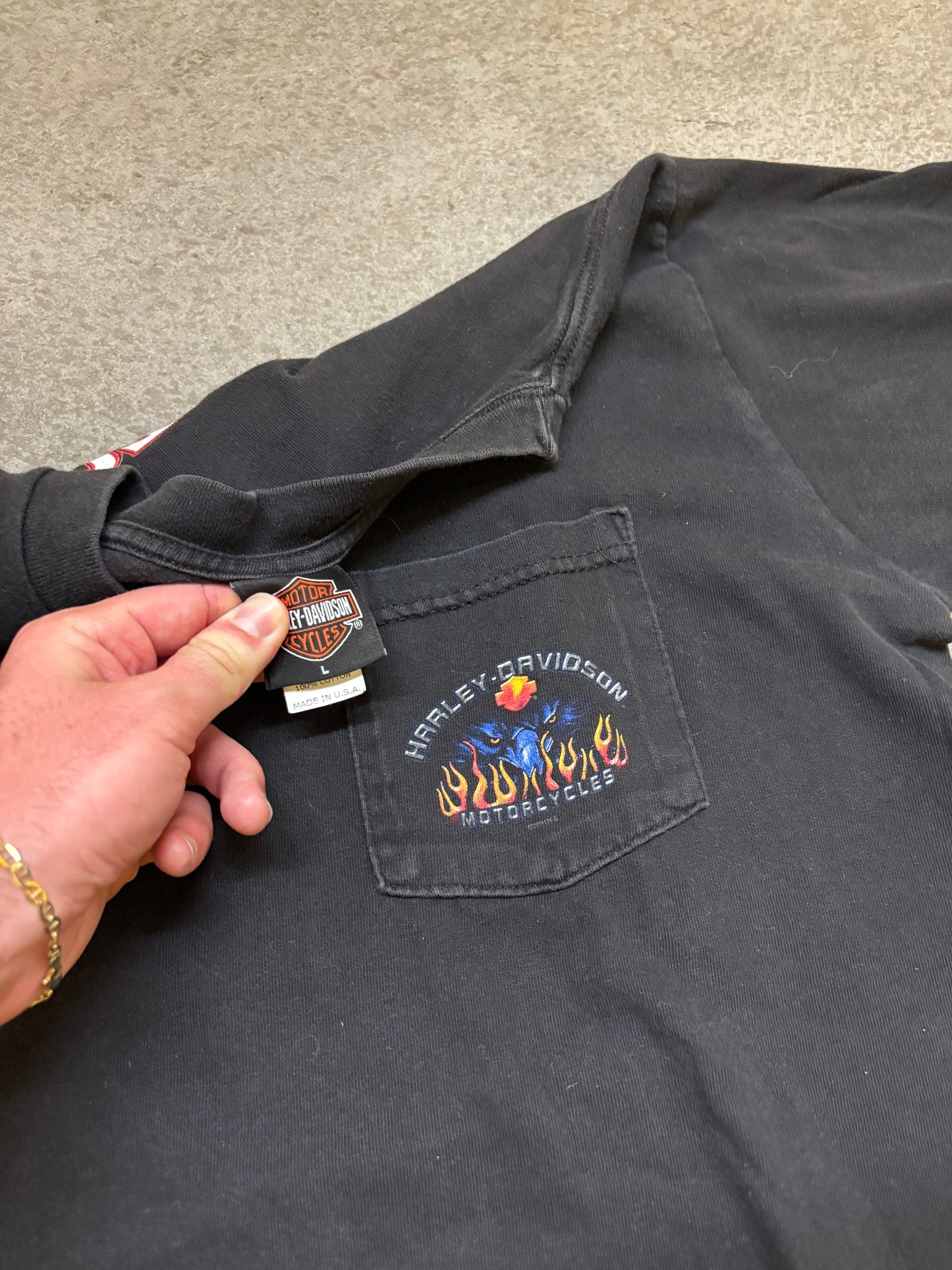 2000s Harley Tee - L