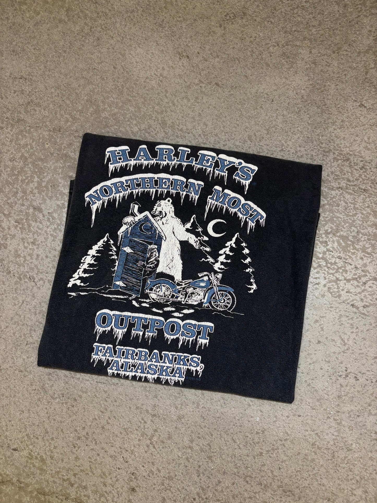 2000s Alaskan Harley Tee - XL