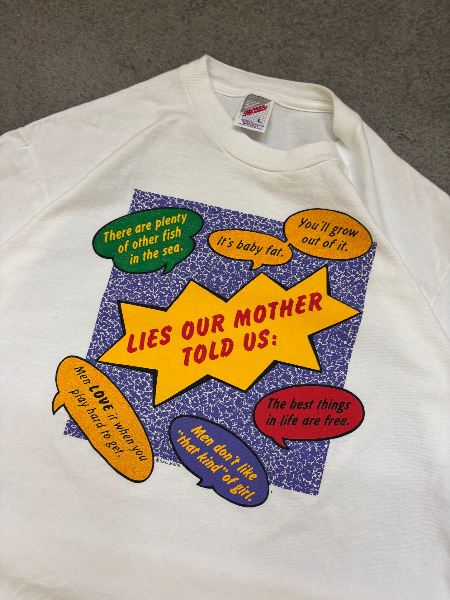 90s Comic Funny Tee - L