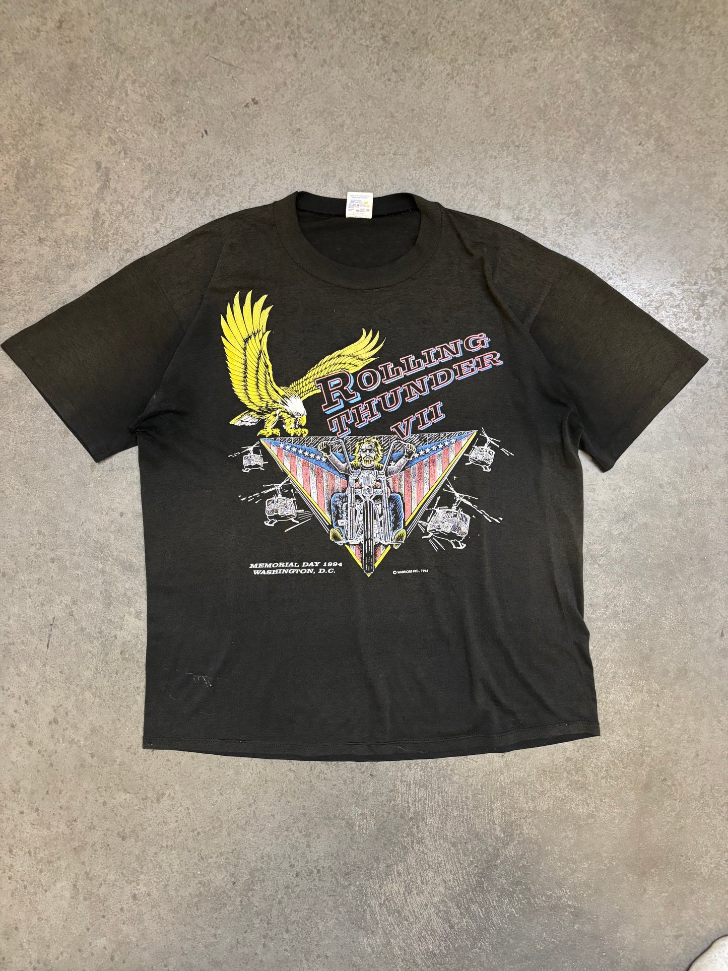 90s Rolling Thunder Bike Tee - XL