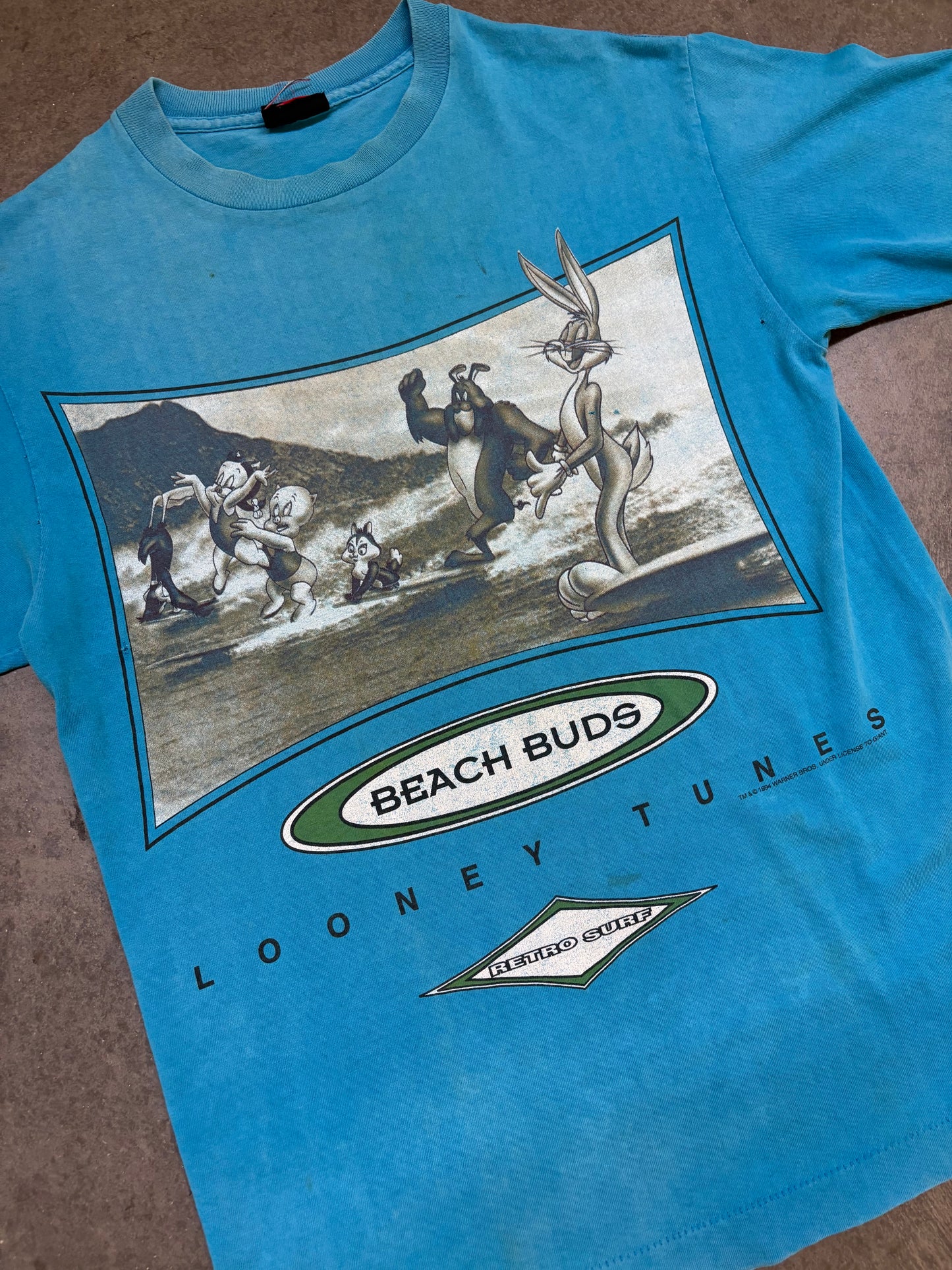 90s Looney Tune Beach Bros Tee - M